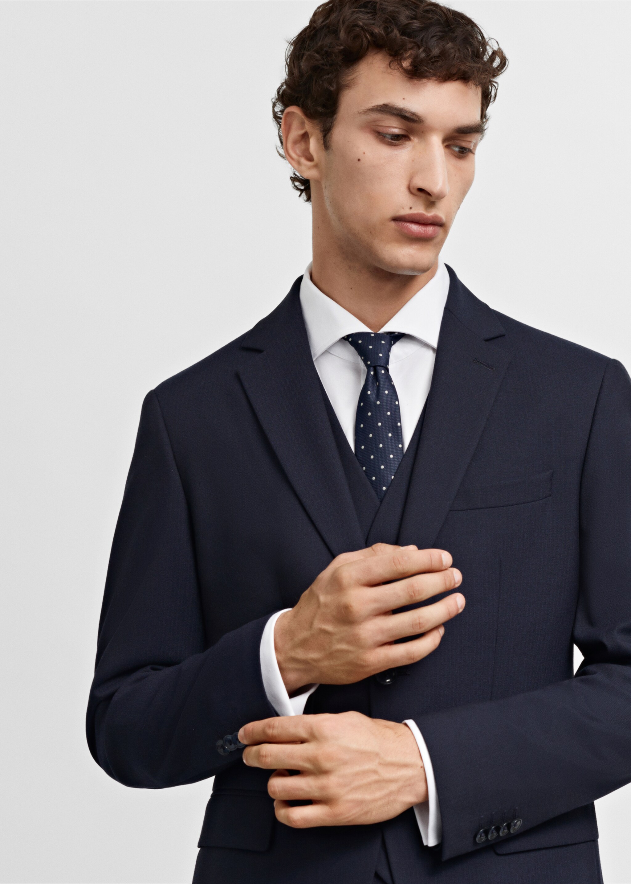 Americana traje slim fit tejido comfort stretch - Detalle del artículo 1