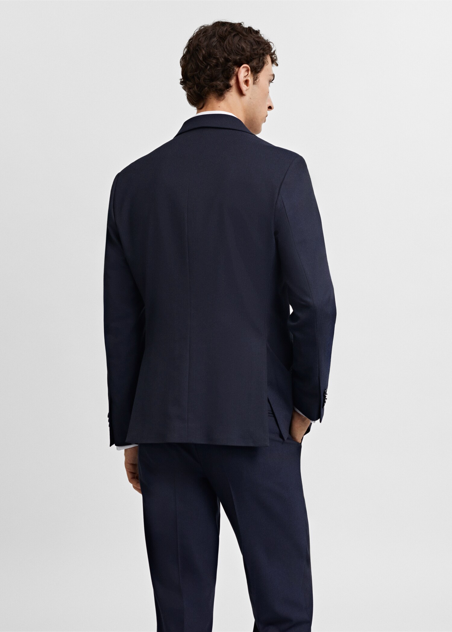 Americana vestit slim fit teixit comfort strech - Revers de l'article