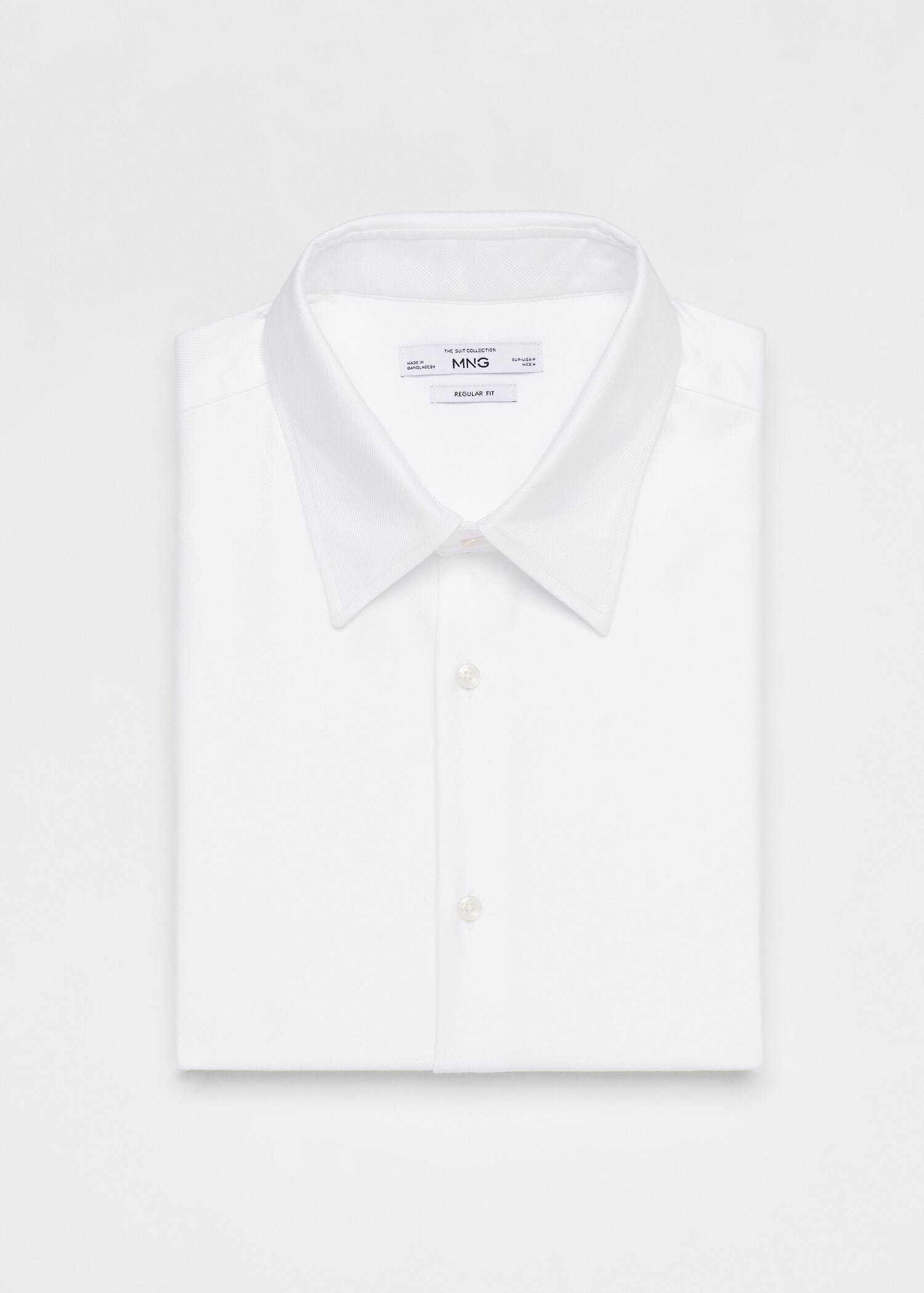 Regular-fit structured suit shirt - Details of the article 8