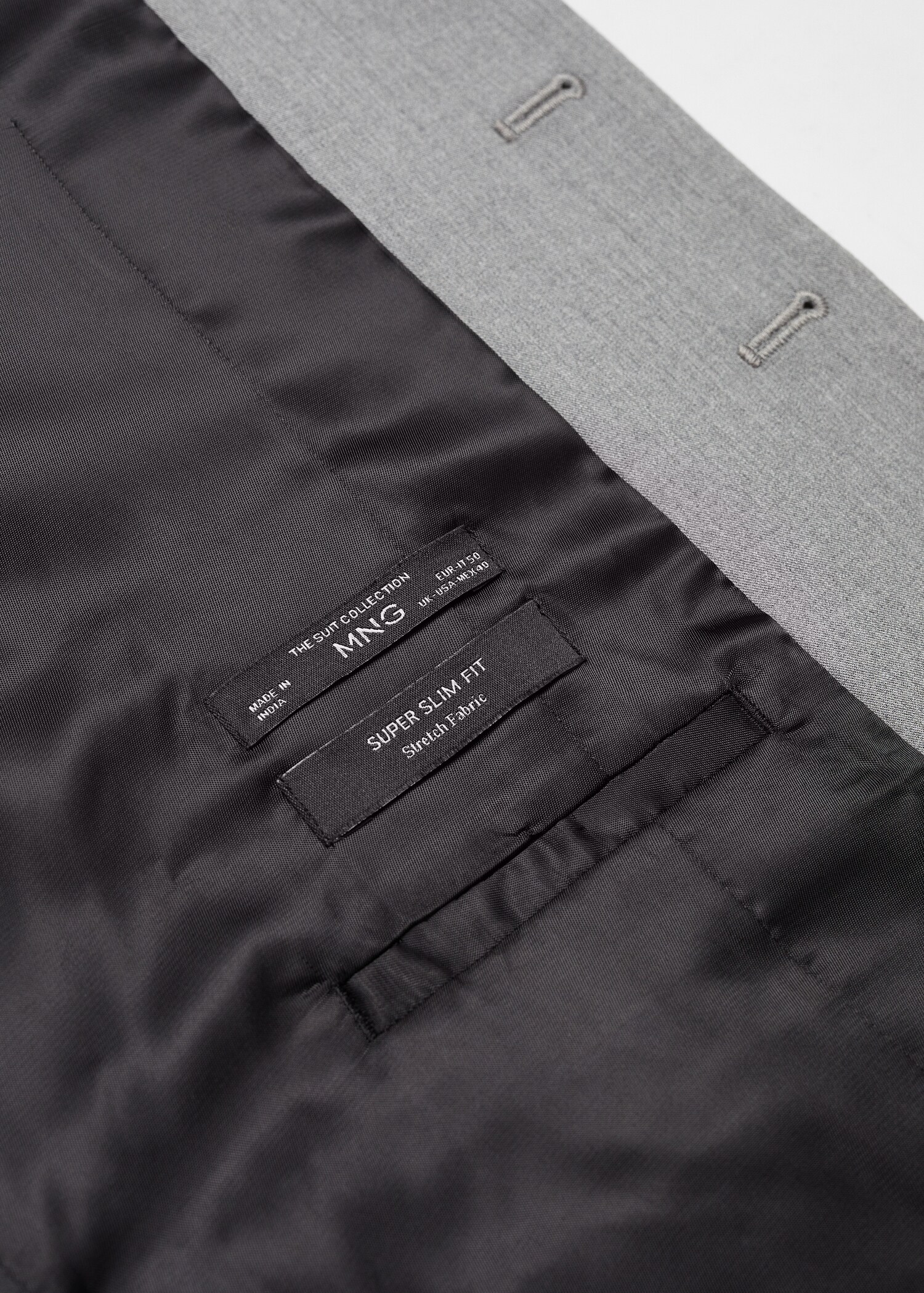 Super slim-fit stretch-fabric suit vest - Details of the article 8