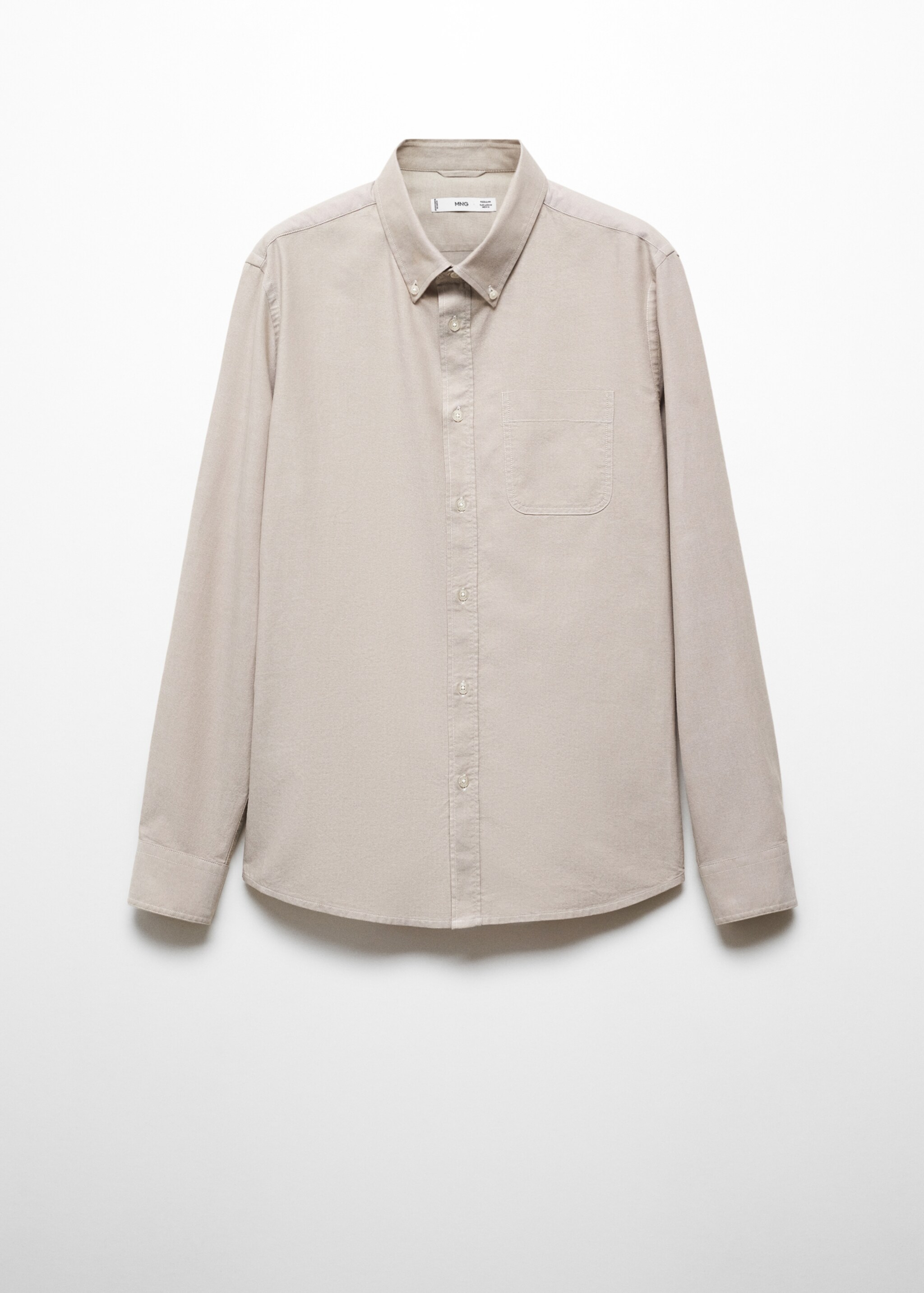 Camisa regular fit Oxford algodón - Artículo sin modelo