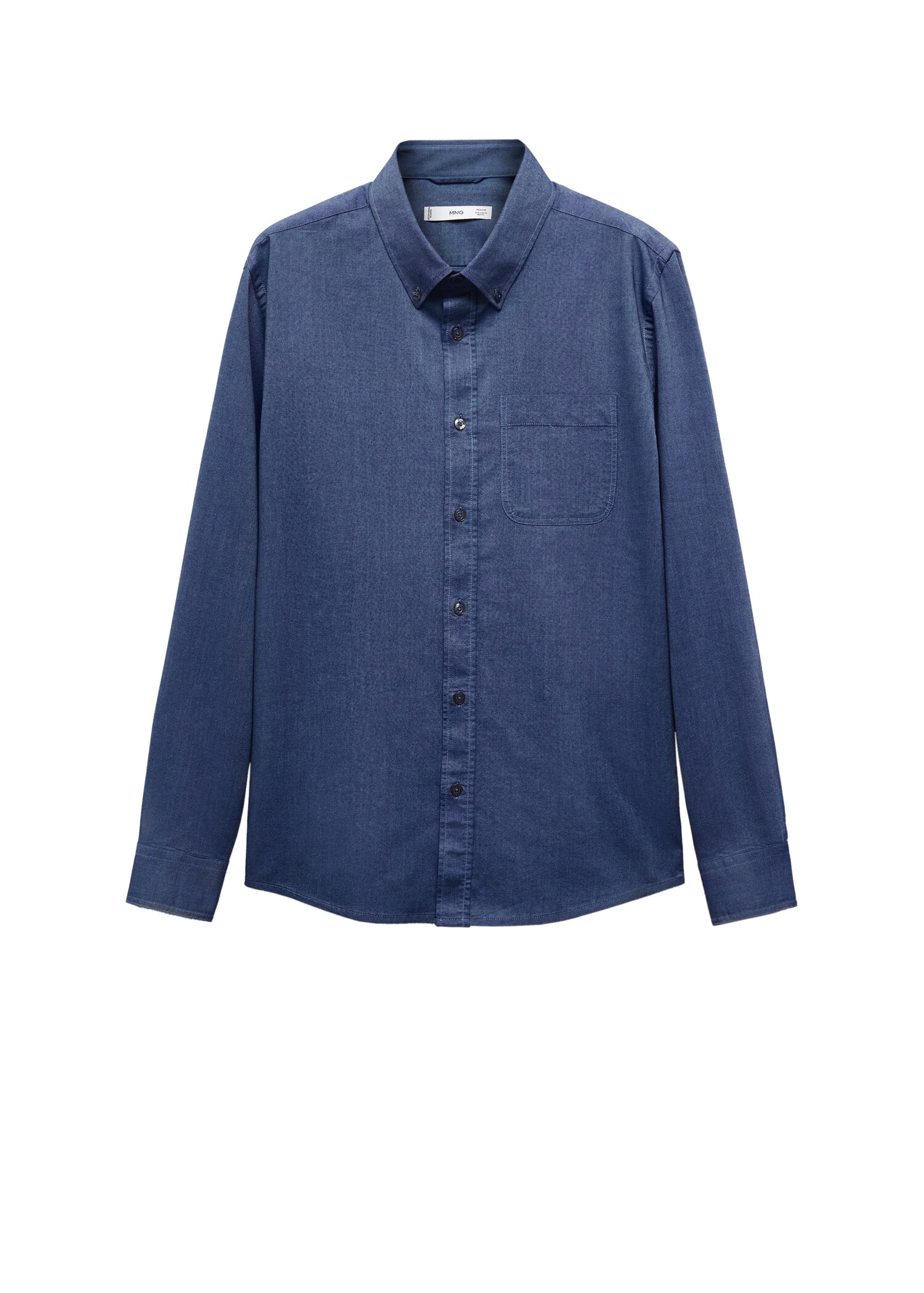 Regular fit Oxford cotton shirt - Details of the article 9