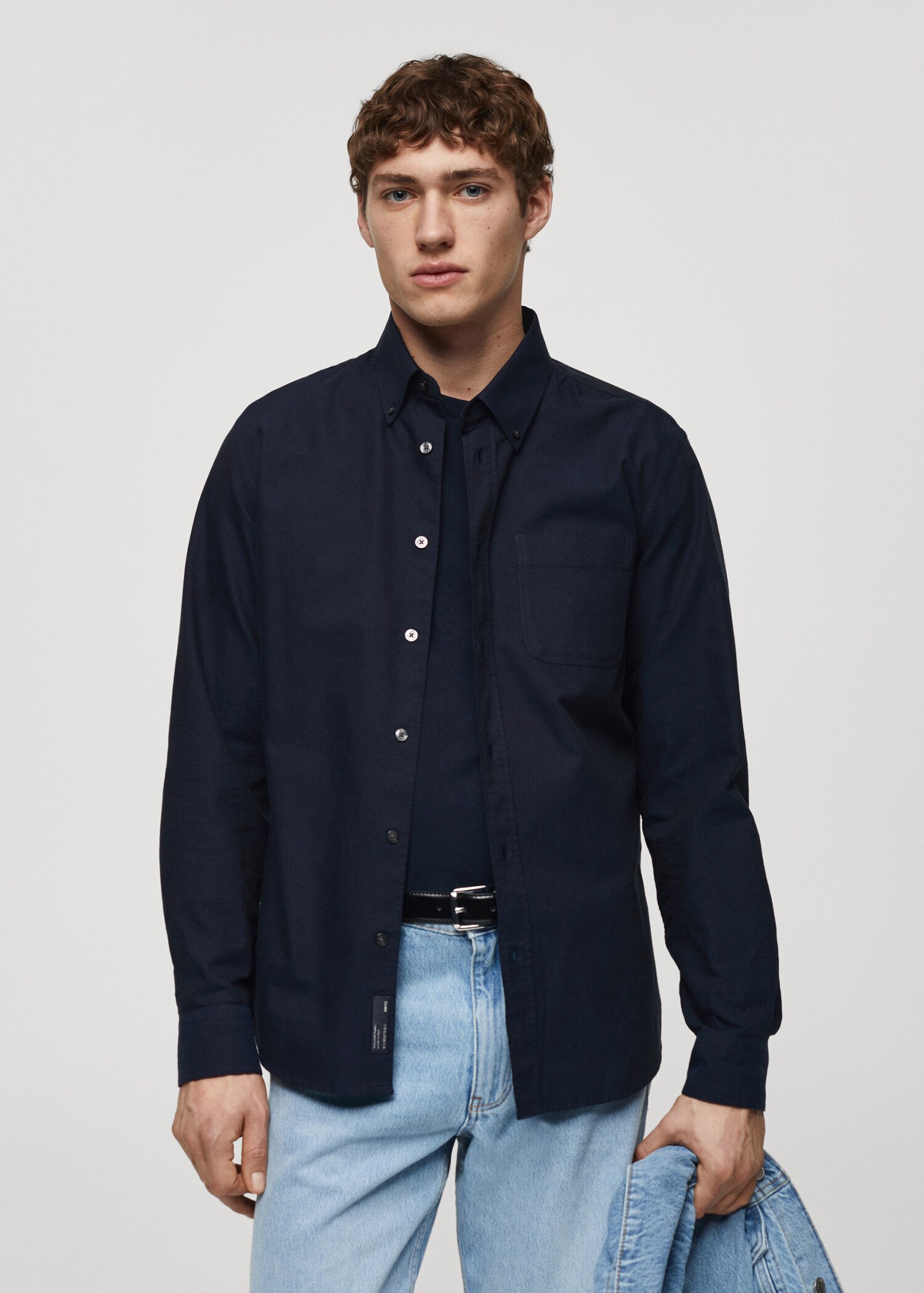 Chemise regular fit coton Oxford - Plan moyen