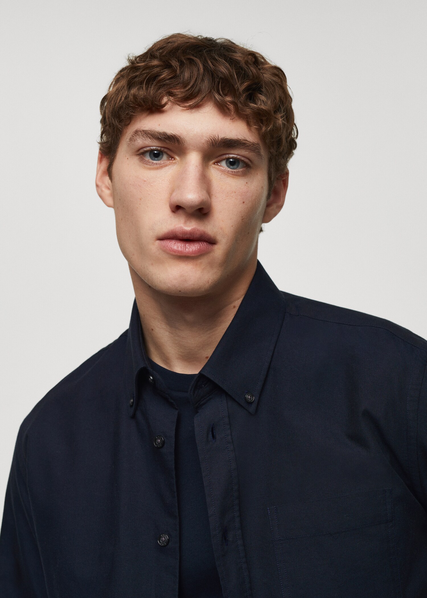 Chemise regular fit coton Oxford - Détail de l'article 1