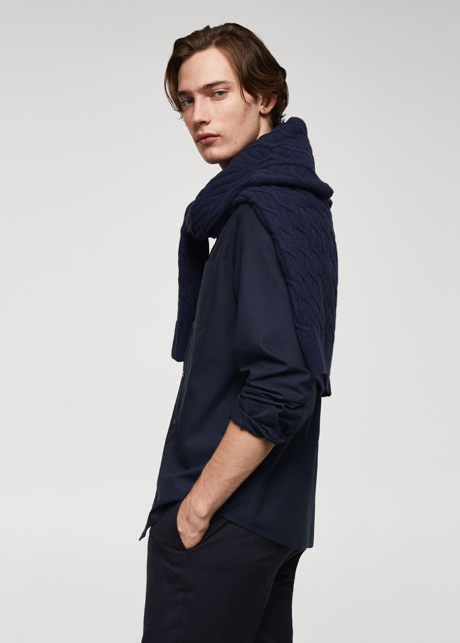 Chemise regular fit coton Oxford - Détail de l'article 2