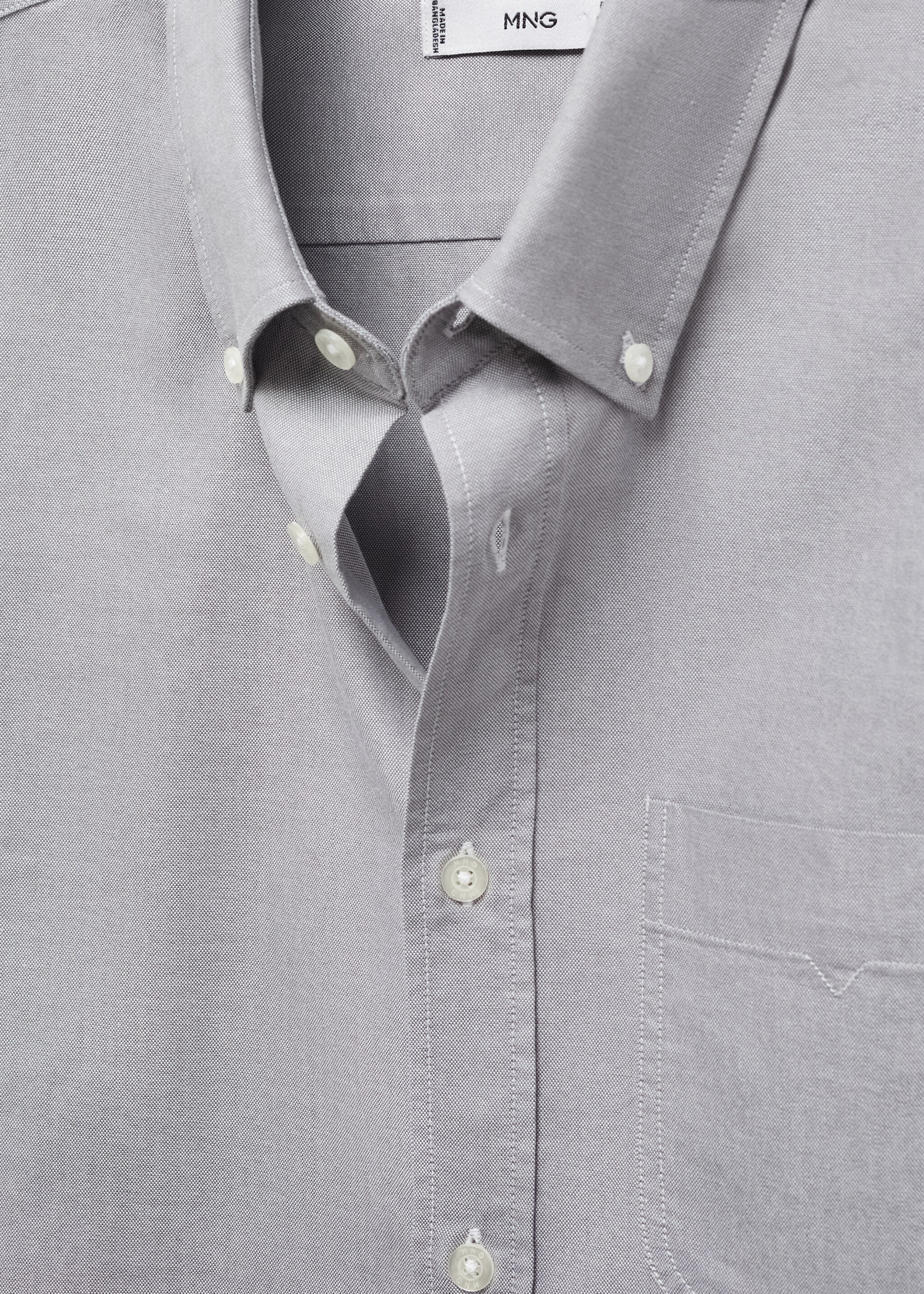 Camisa regular fit Oxford algodón - Detalle del artículo 8