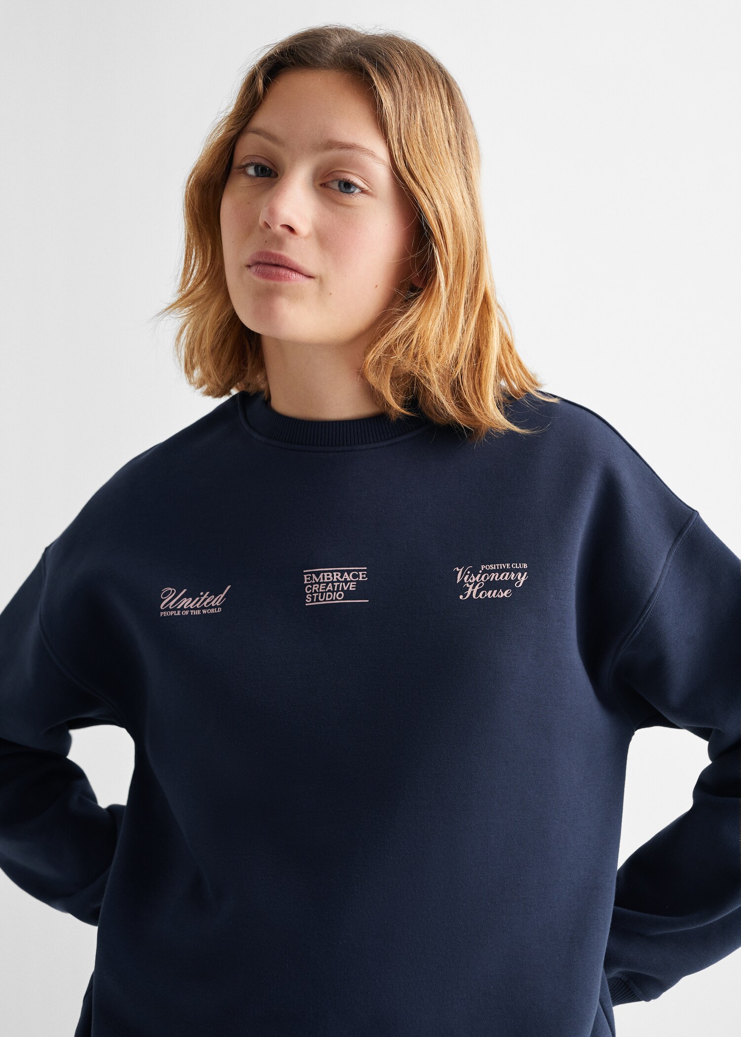 Sudadera mensaje estampado - Detalle del artículo 1