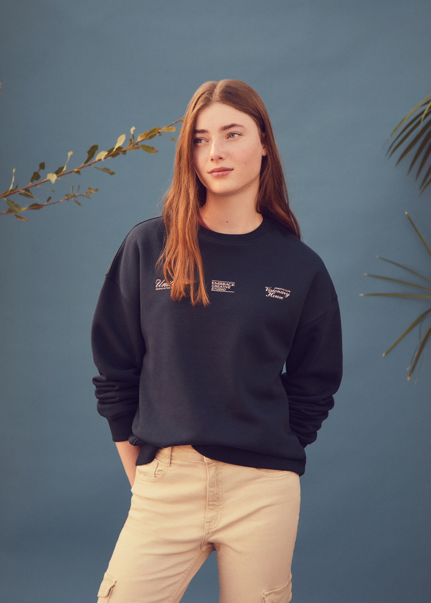 Sudadera mensaje estampado - Detalle del artículo 5