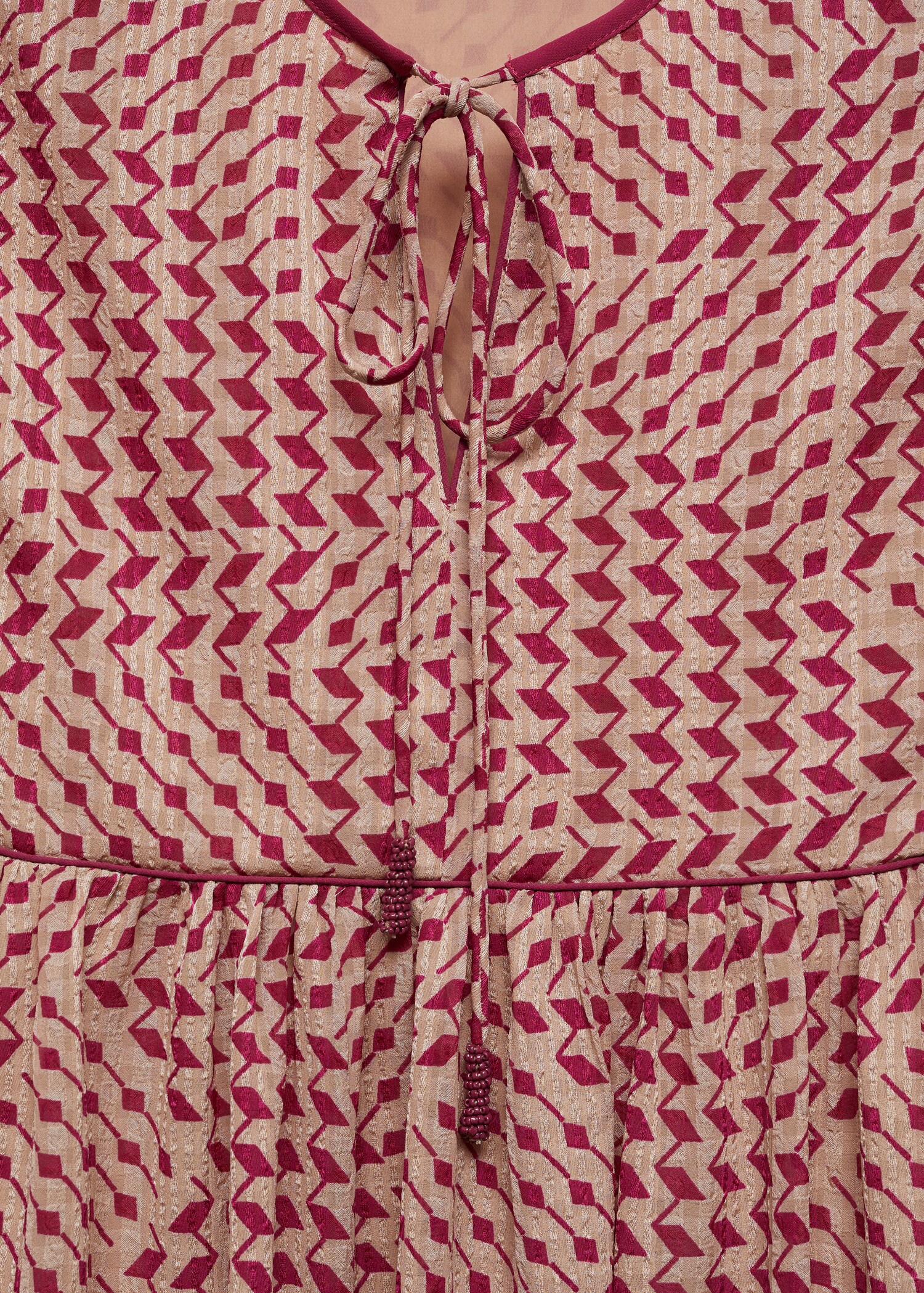 Flowy printed dress - Details of the article 8