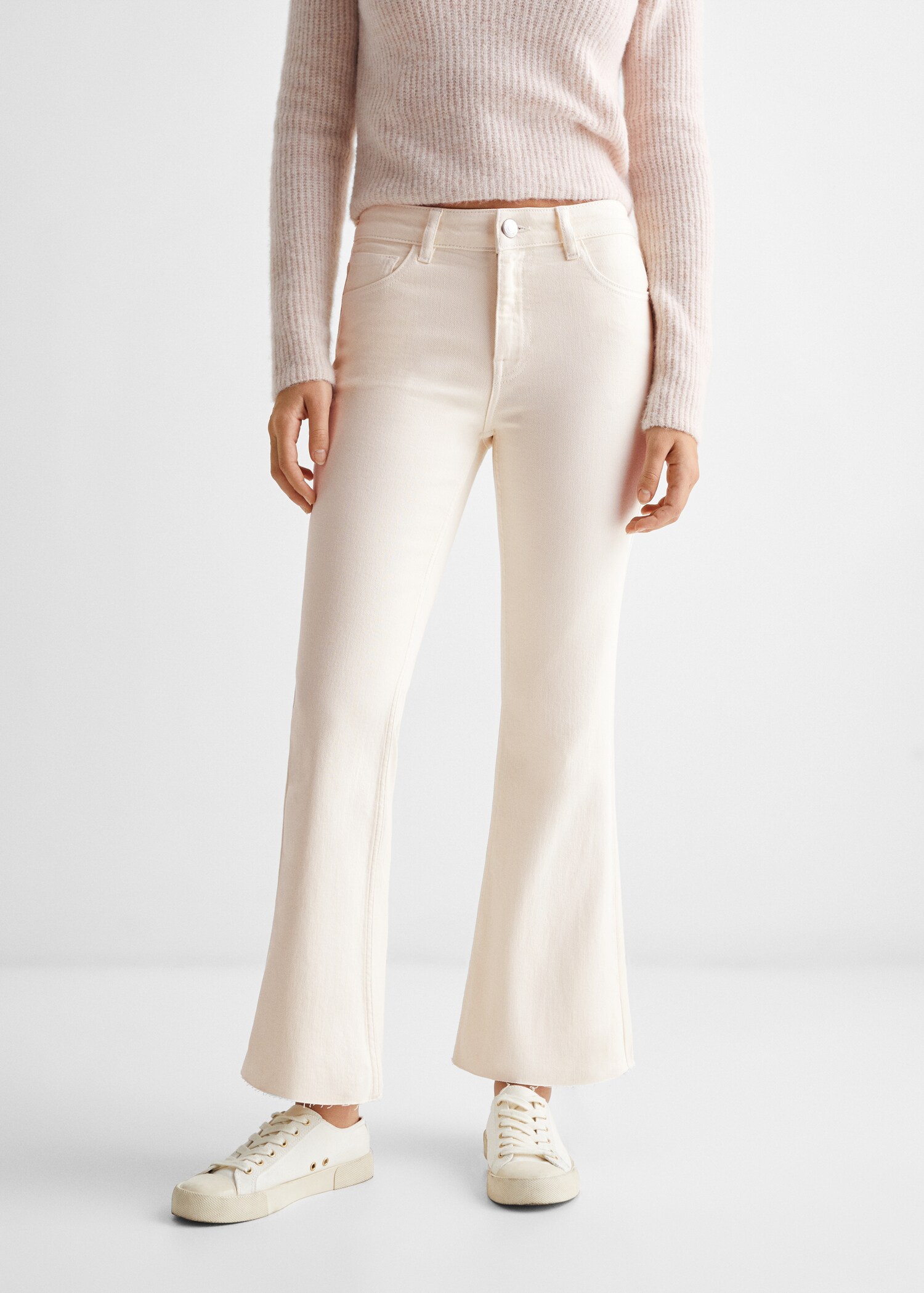 Crop flared jeans - Details of the article 6