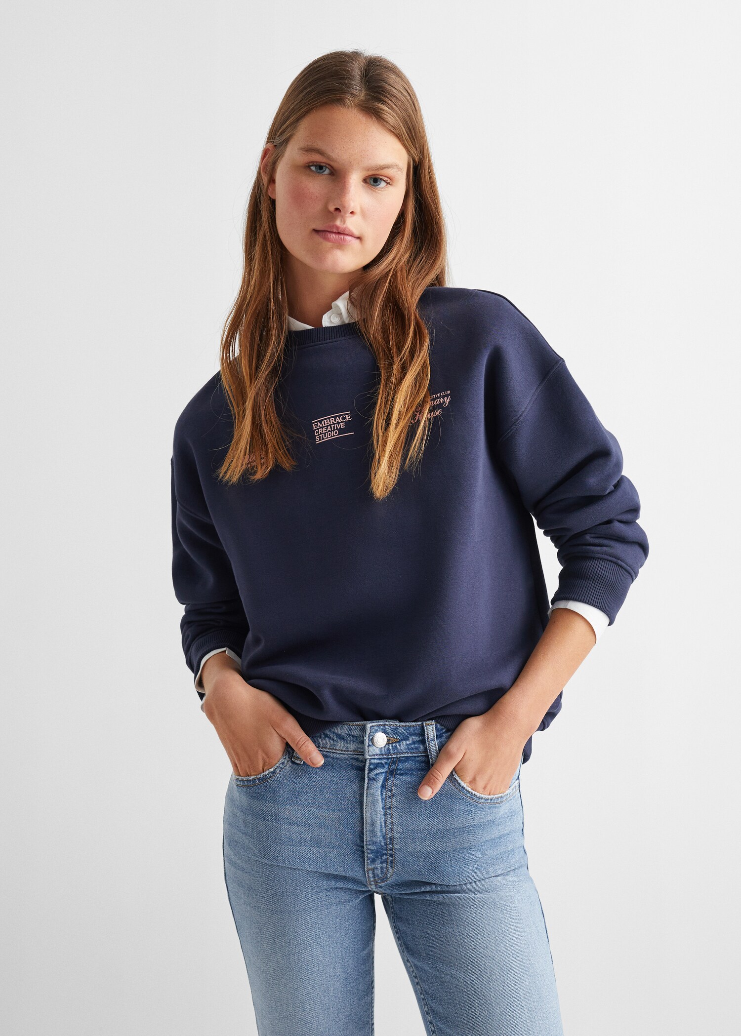 Crop flared jeans - Medium plane