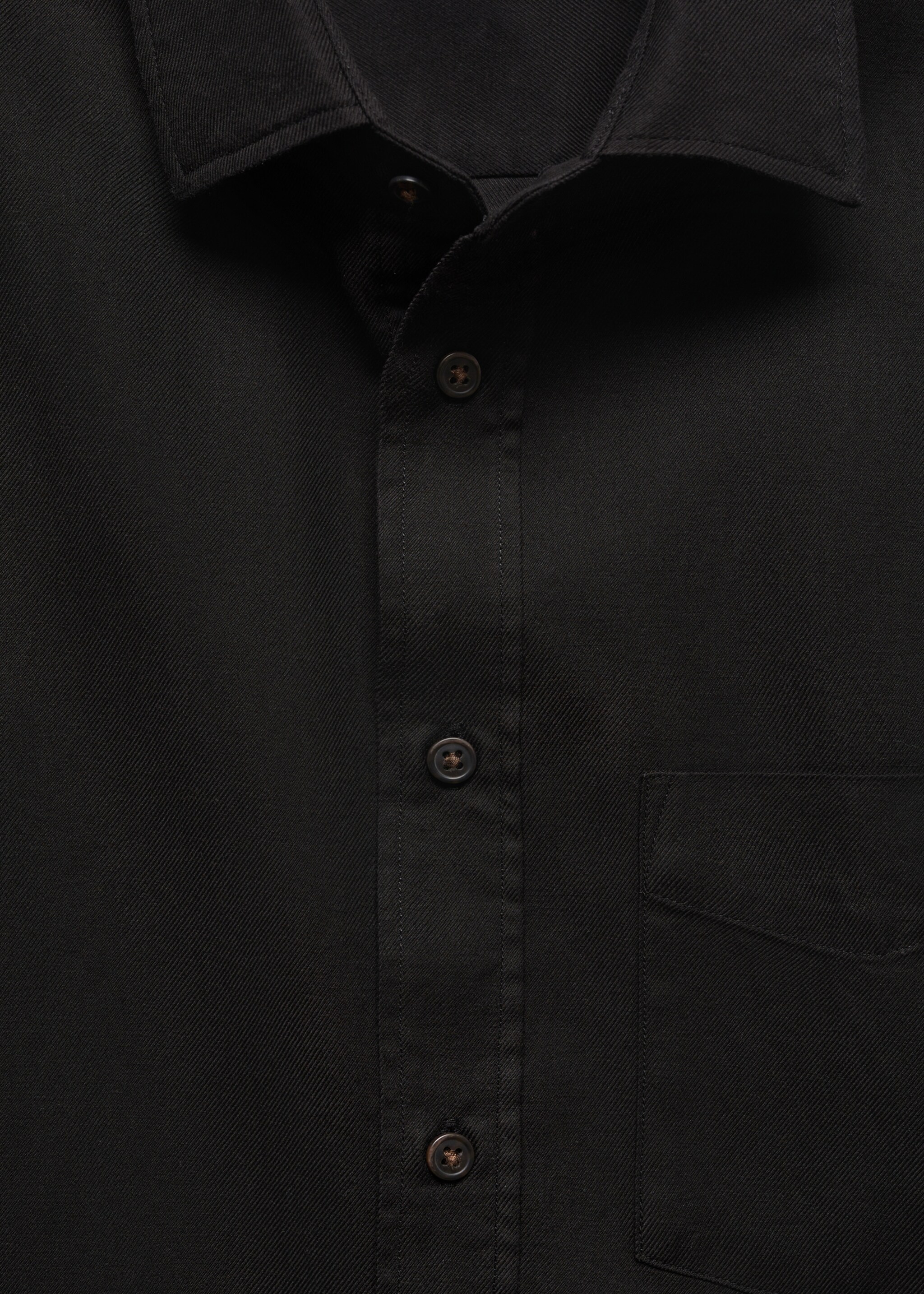 Camisa sarga algodón perchado - Detalle del artículo 8
