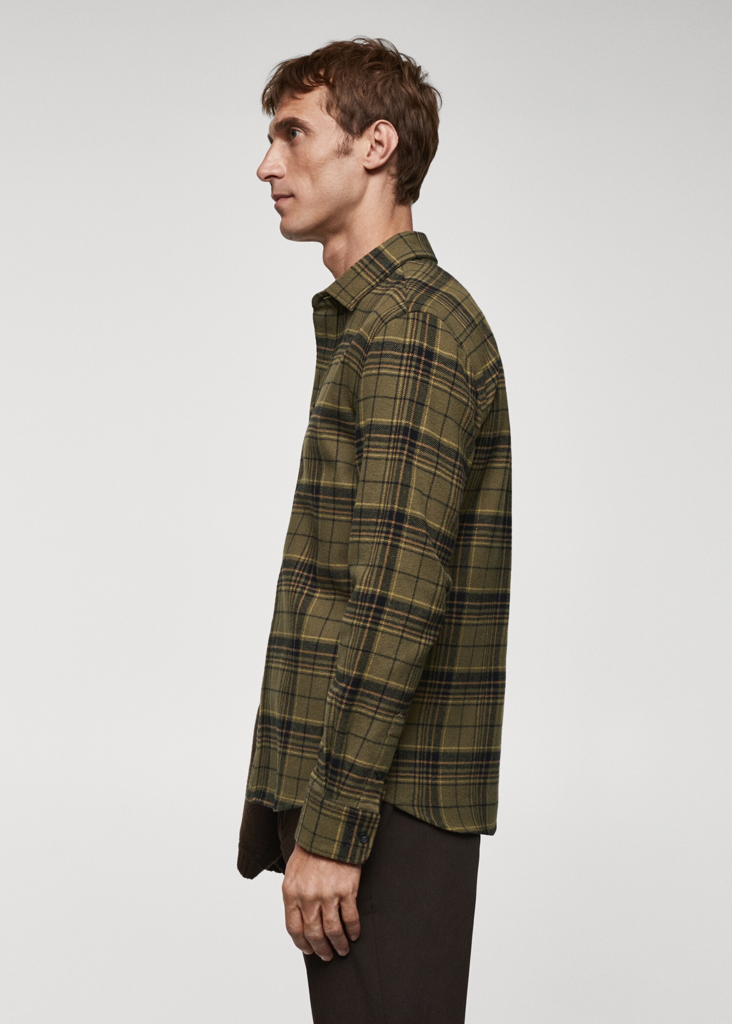 Chemise regular fit flanelle carreaux - Détail de l'article 2