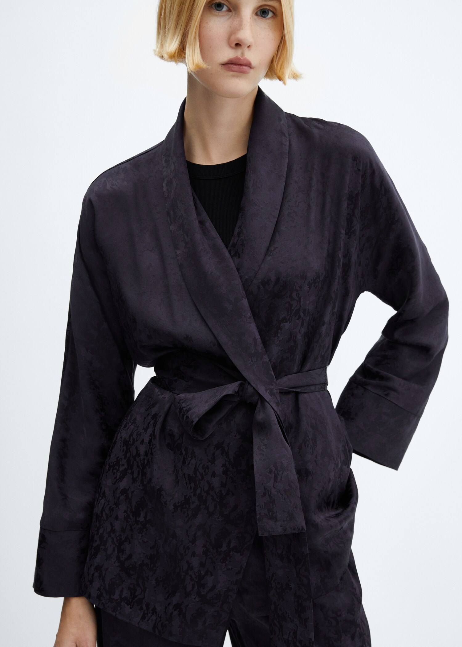 Caftano jacquard - Piano medio