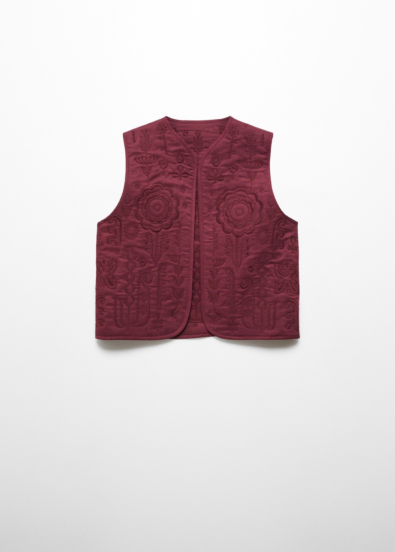 Embroidered gilet - Article without model