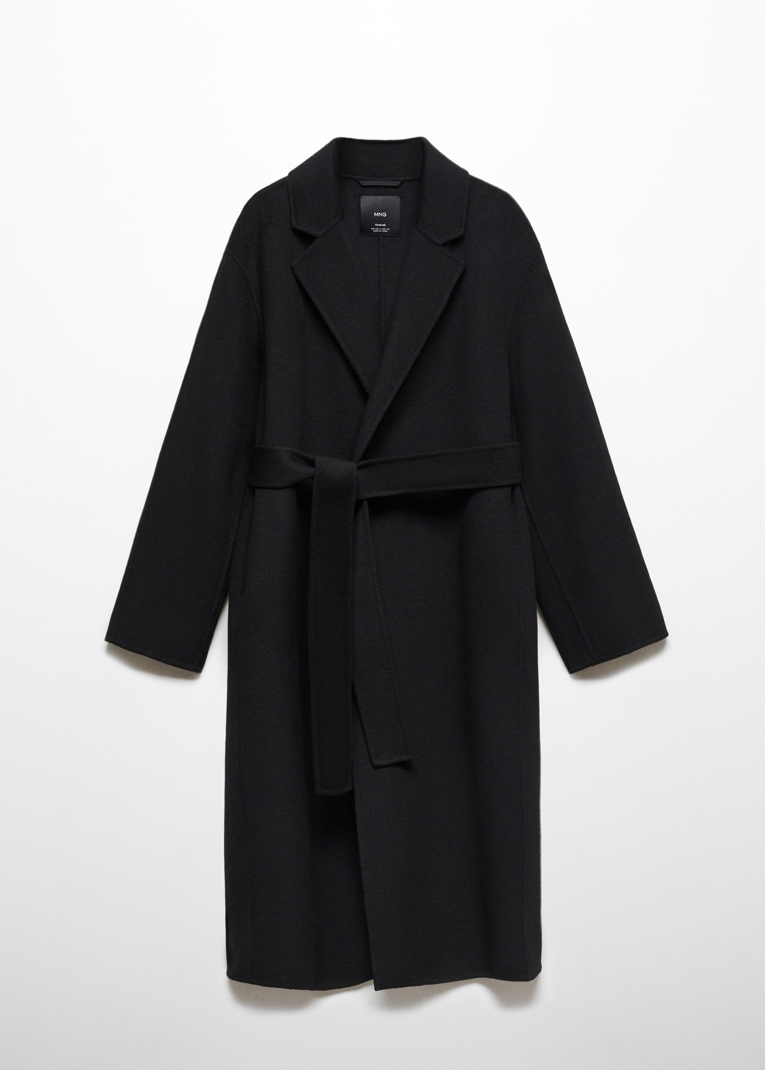 H&m Cappotto Oversize Nero Donna Cappotto Misto Lana