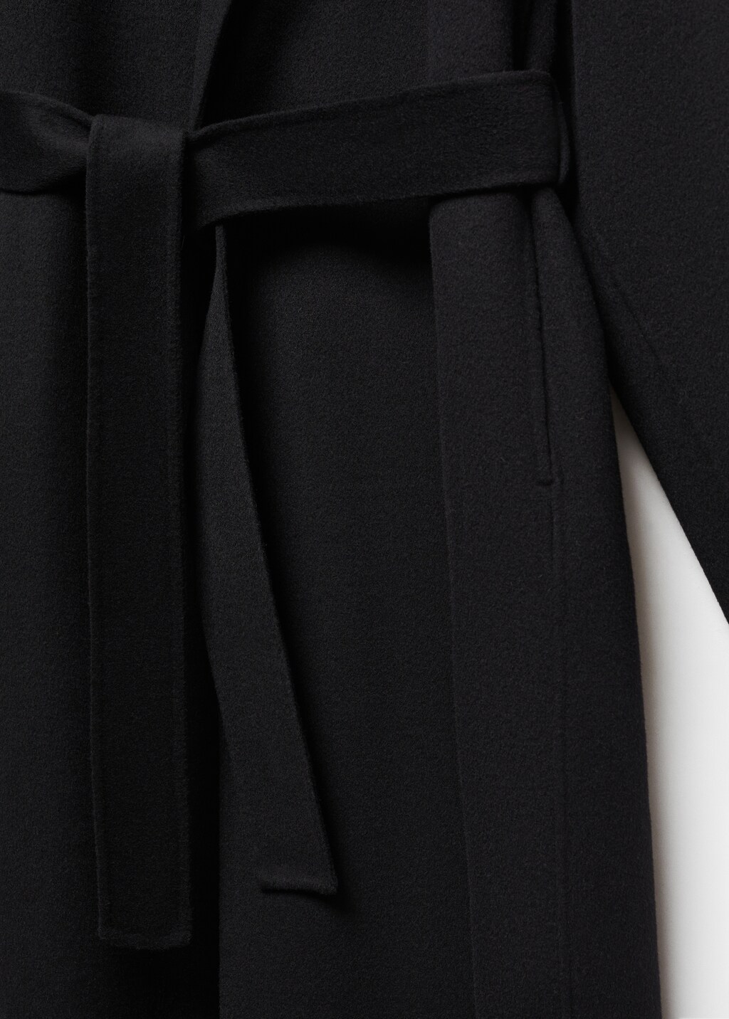 Belt handmade coat - Women | MANGO OUTLET USA