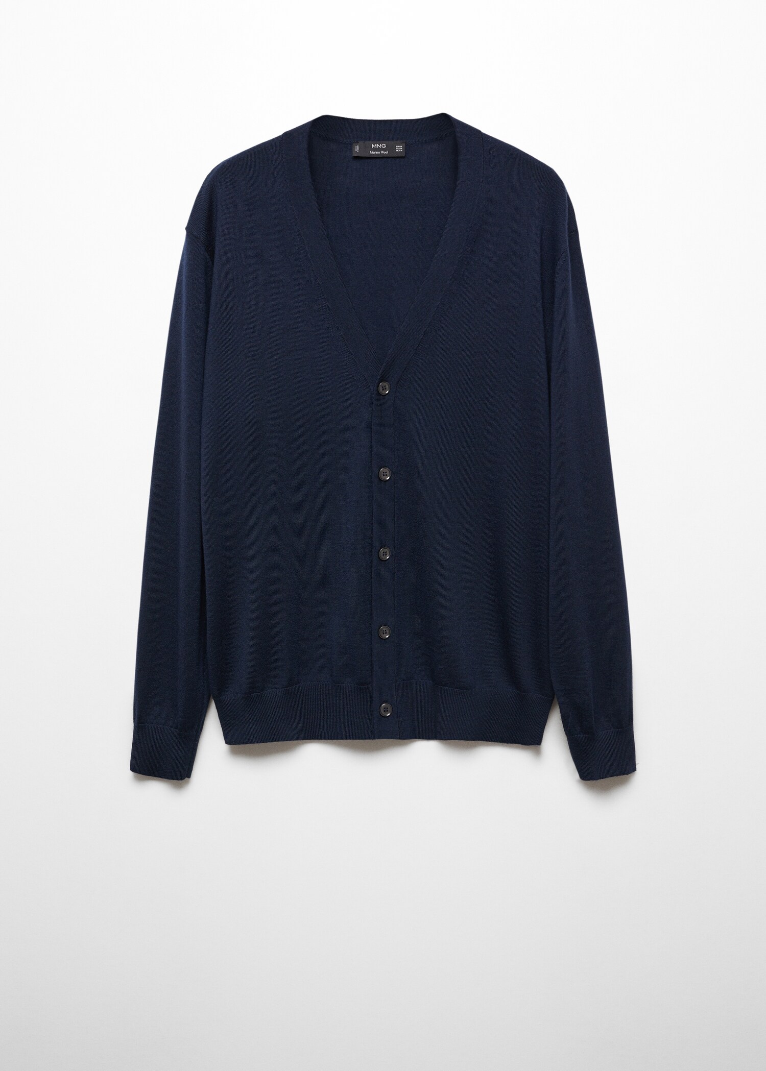 100% merino wool cardigan - Article without model