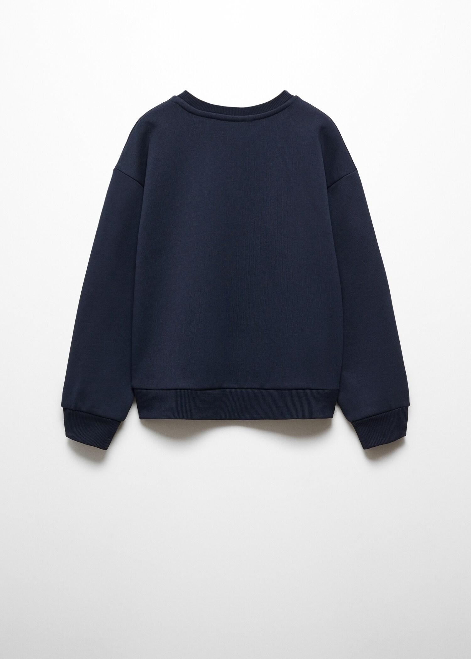 Embroidered message sweatshirt - Reverse of the article