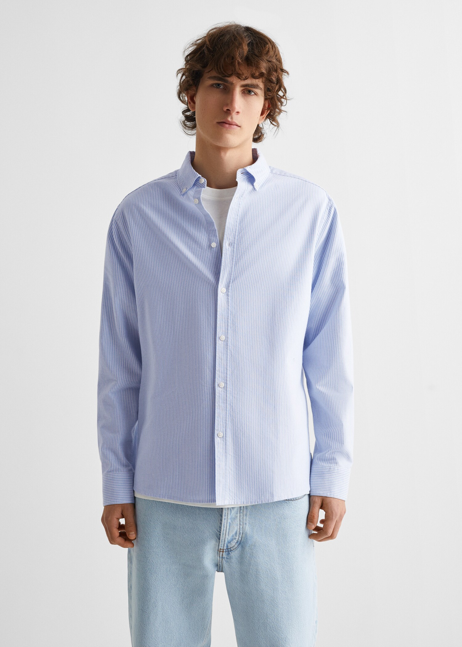 Unisex Oxford Shirt - Medium plane