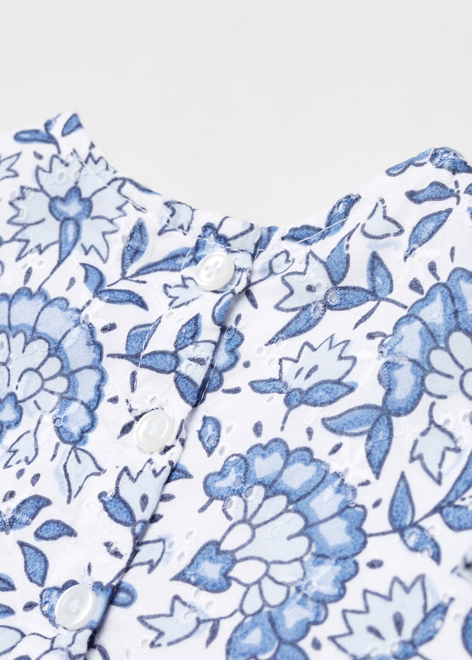 Printed cotton dress - Details of the article 0