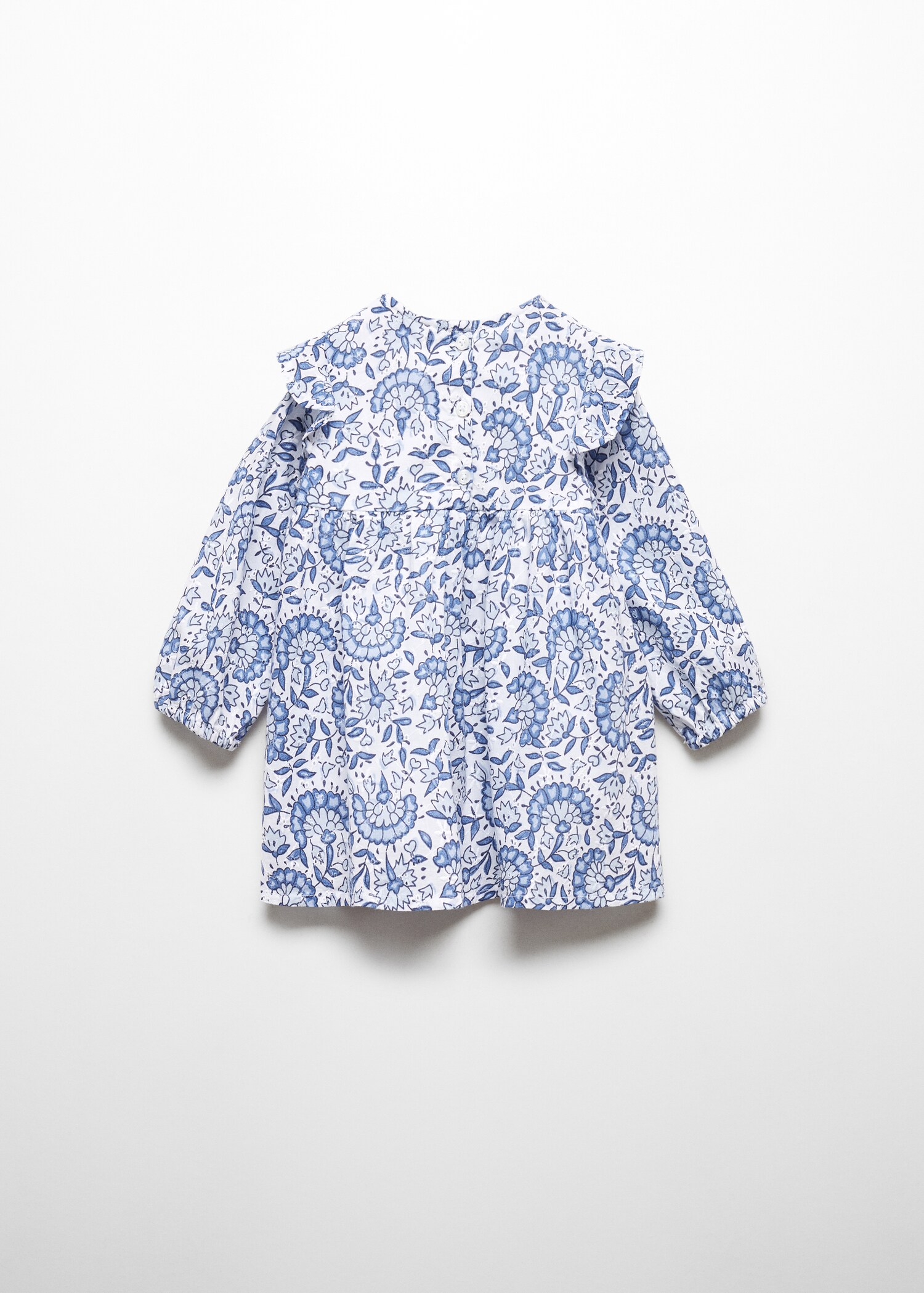 Printed cotton dress - Reverse of the article