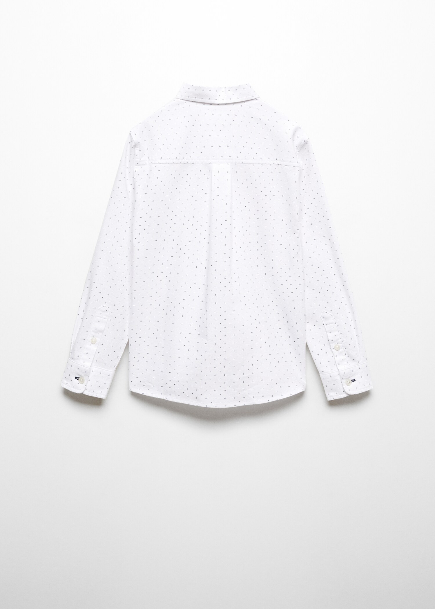 Printed Oxford shirt - Reverse of the article