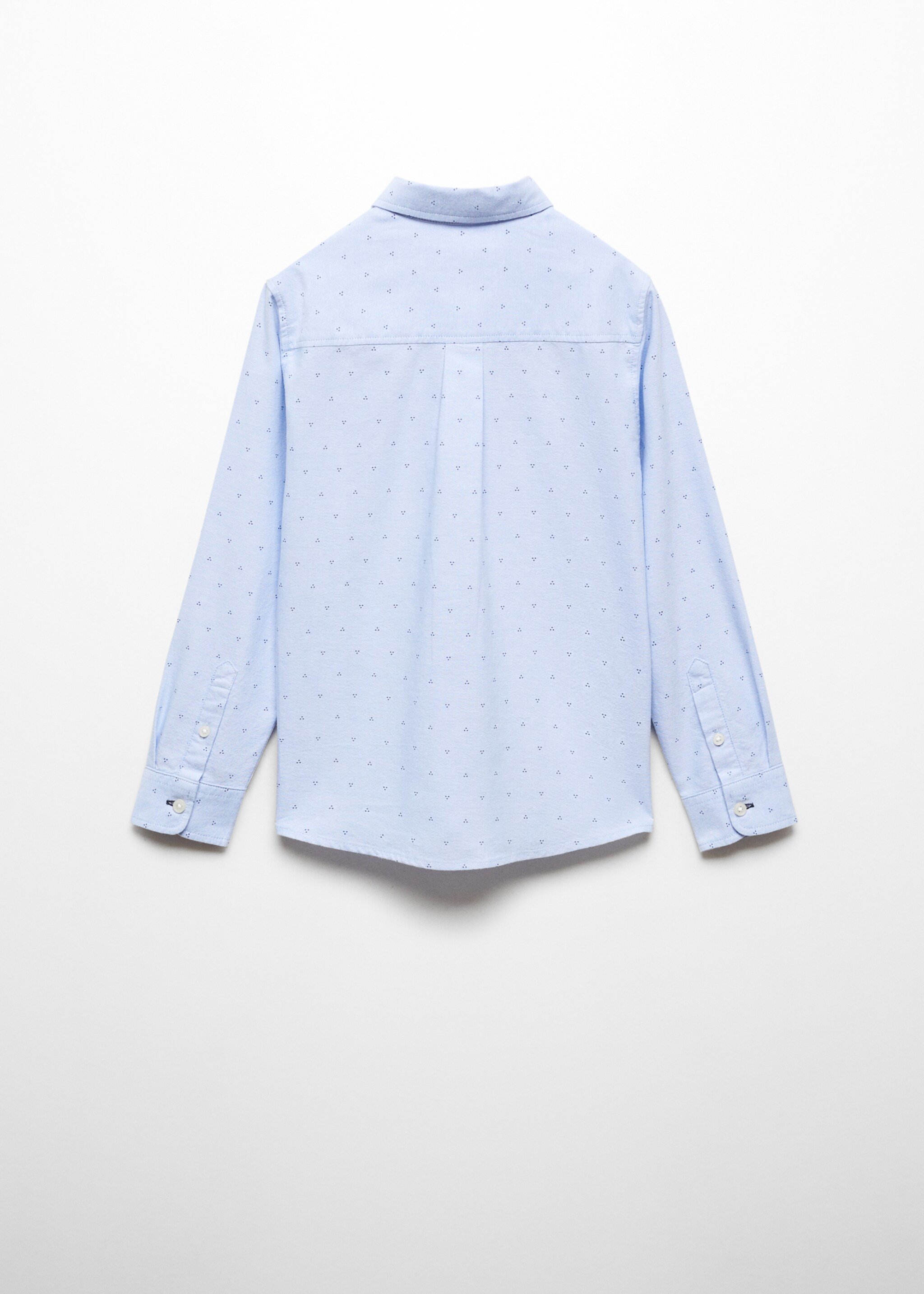Printed Oxford shirt - Reverse of the article