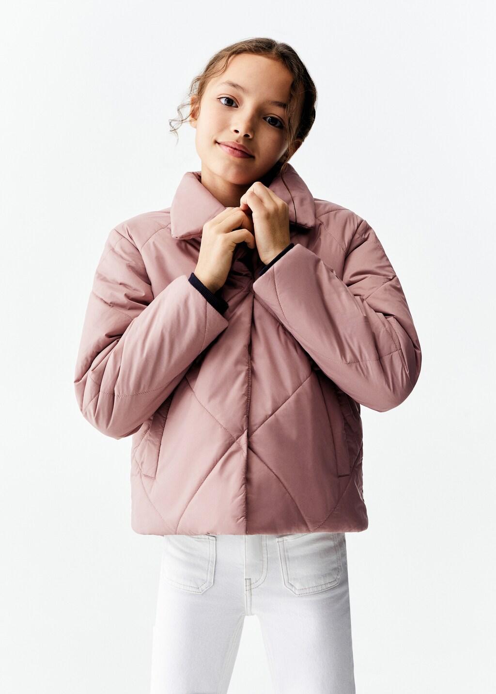Quilted jacket Girls MANGO OUTLET Cyprus Euros