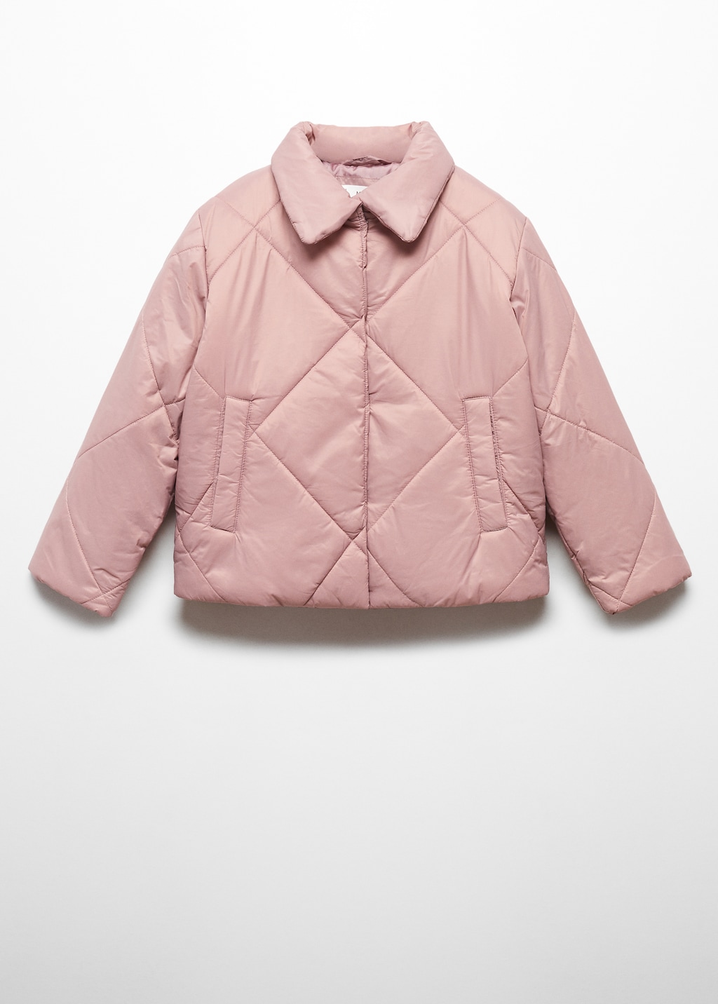Zara pink quilted jacket hotsell