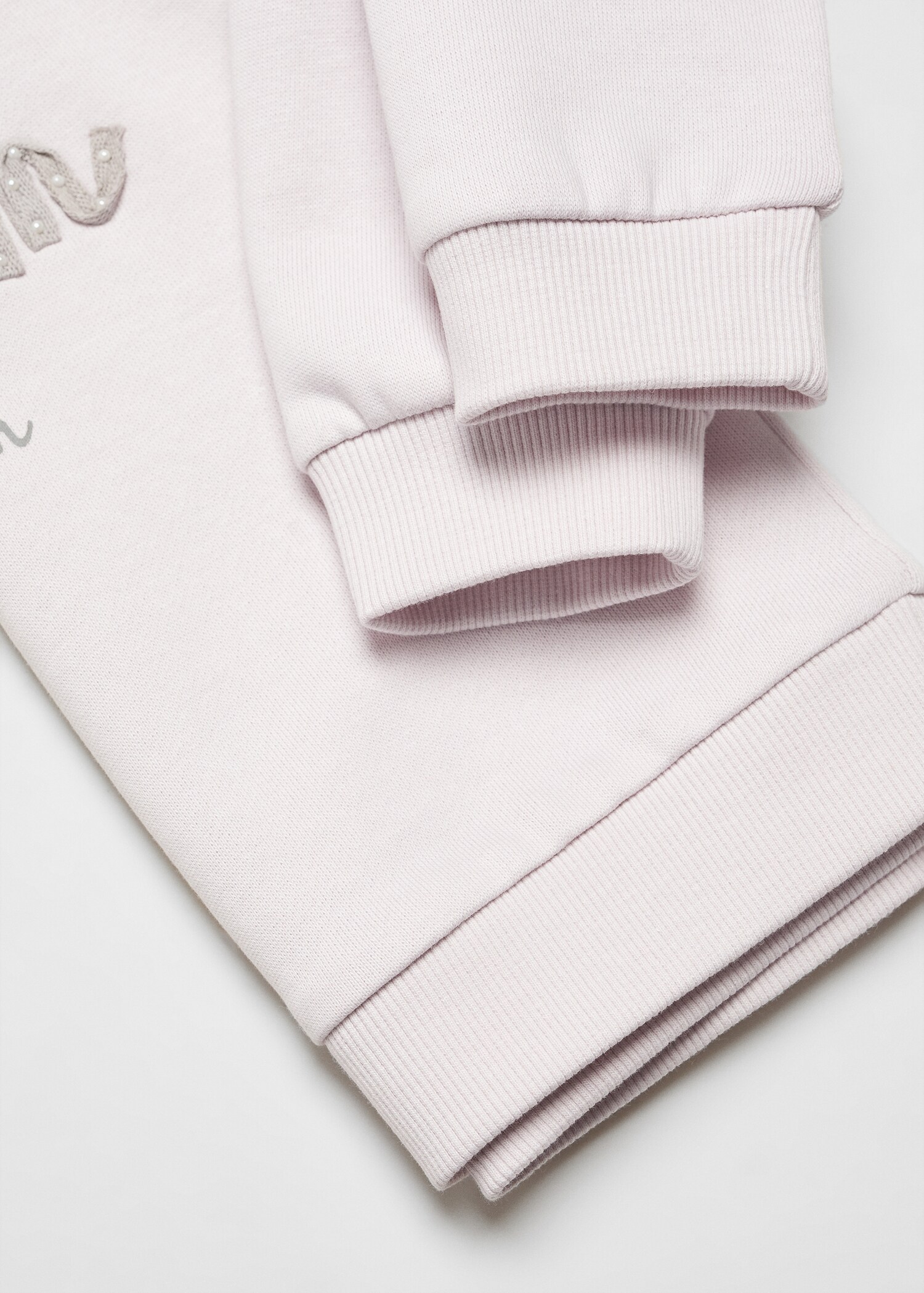 Embroidered message sweatshirt - Details of the article 0