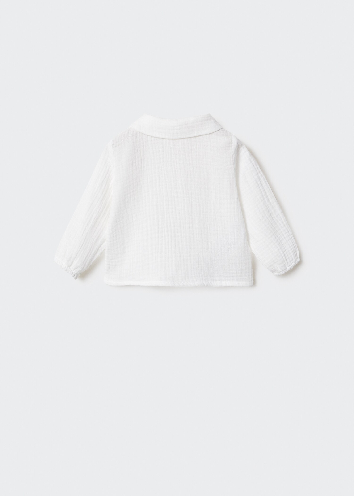Swiss tulle shirt - Reverse of the article