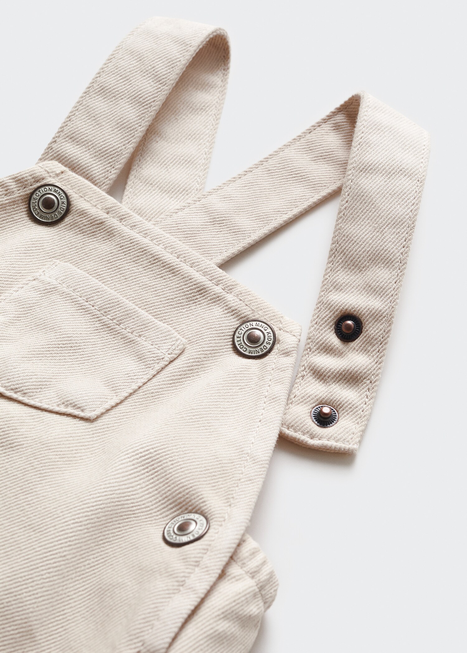 Light denim romper - Details of the article 8