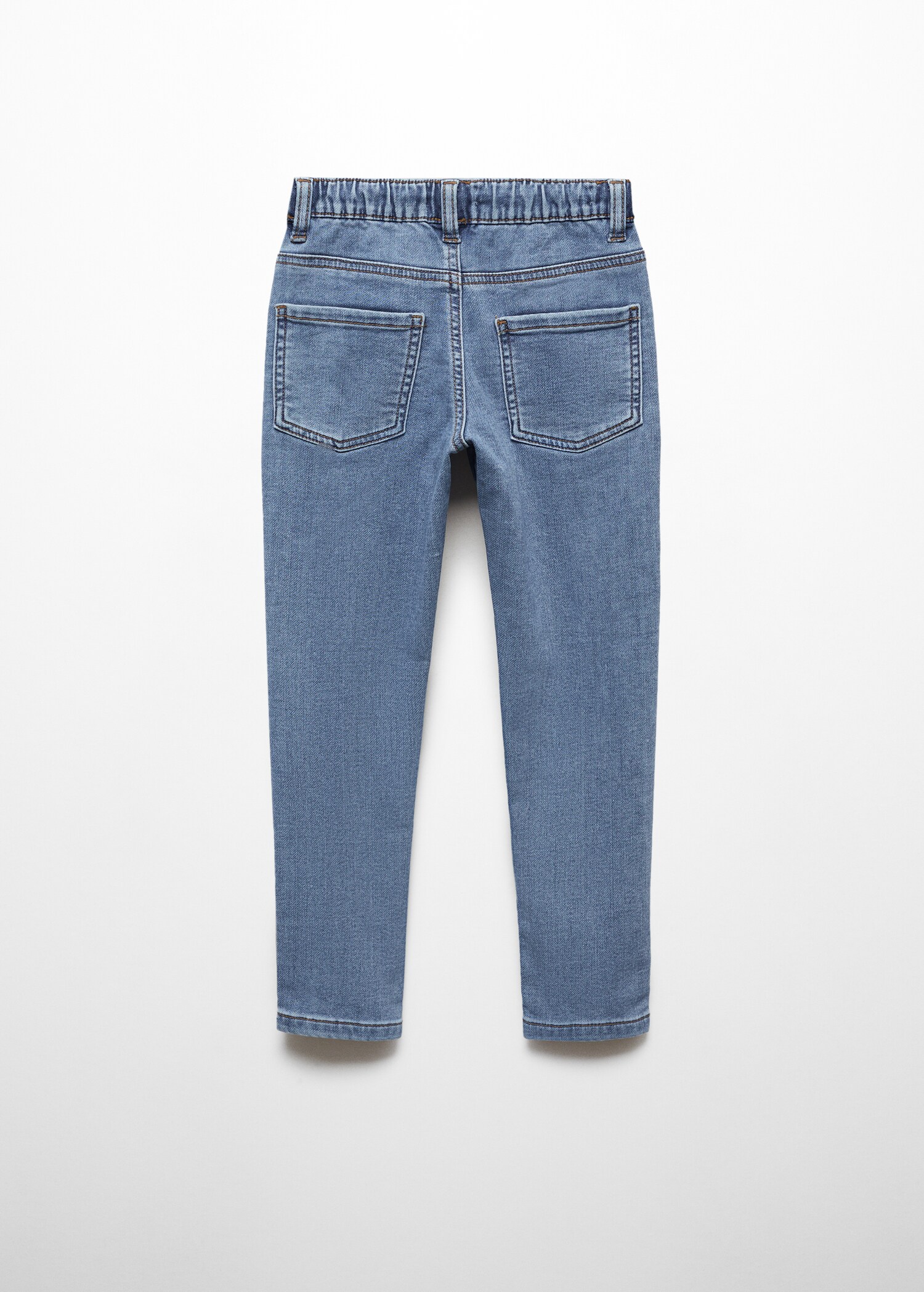 Drawstring waist jeans - Reverse of the article