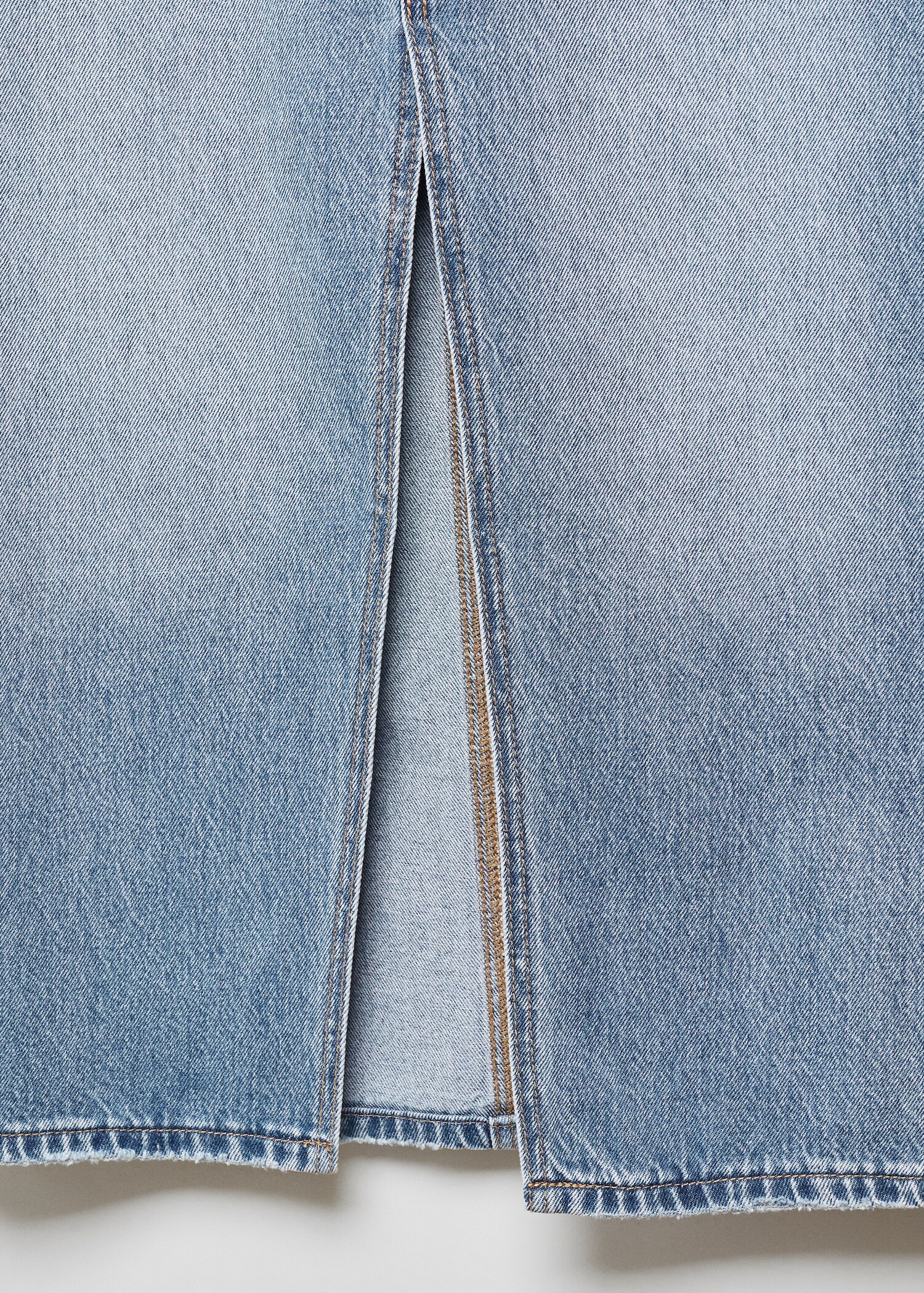 Slit denim skirt - Details of the article 8