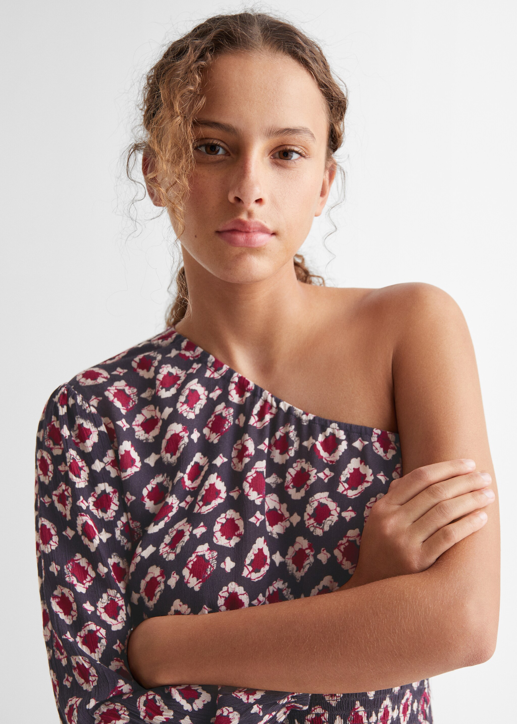 Robe asymétrique imprimée - Détail de l'article 1