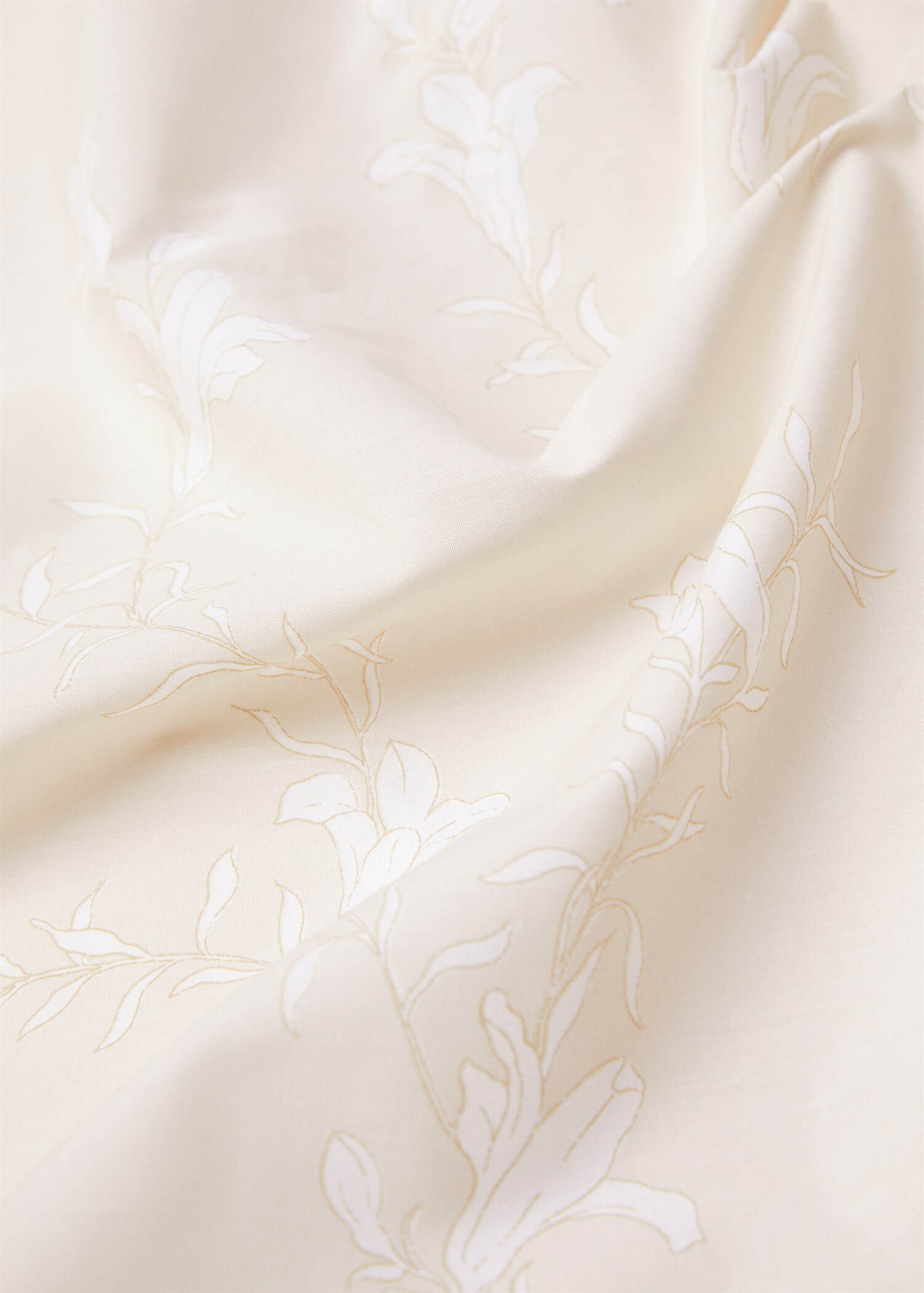 Floral print cotton duvet cover for queen bed - Details of the article 2