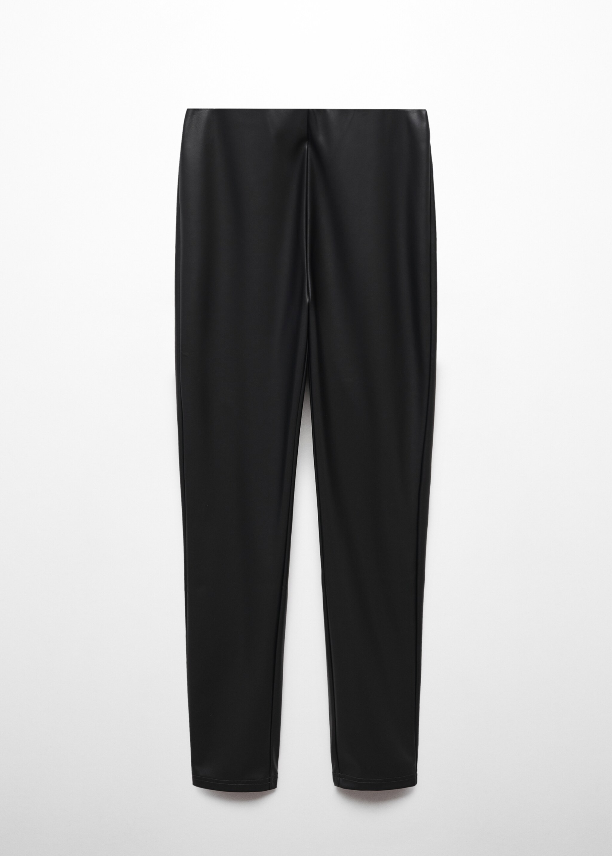 Leather-effect leggings - Article without model