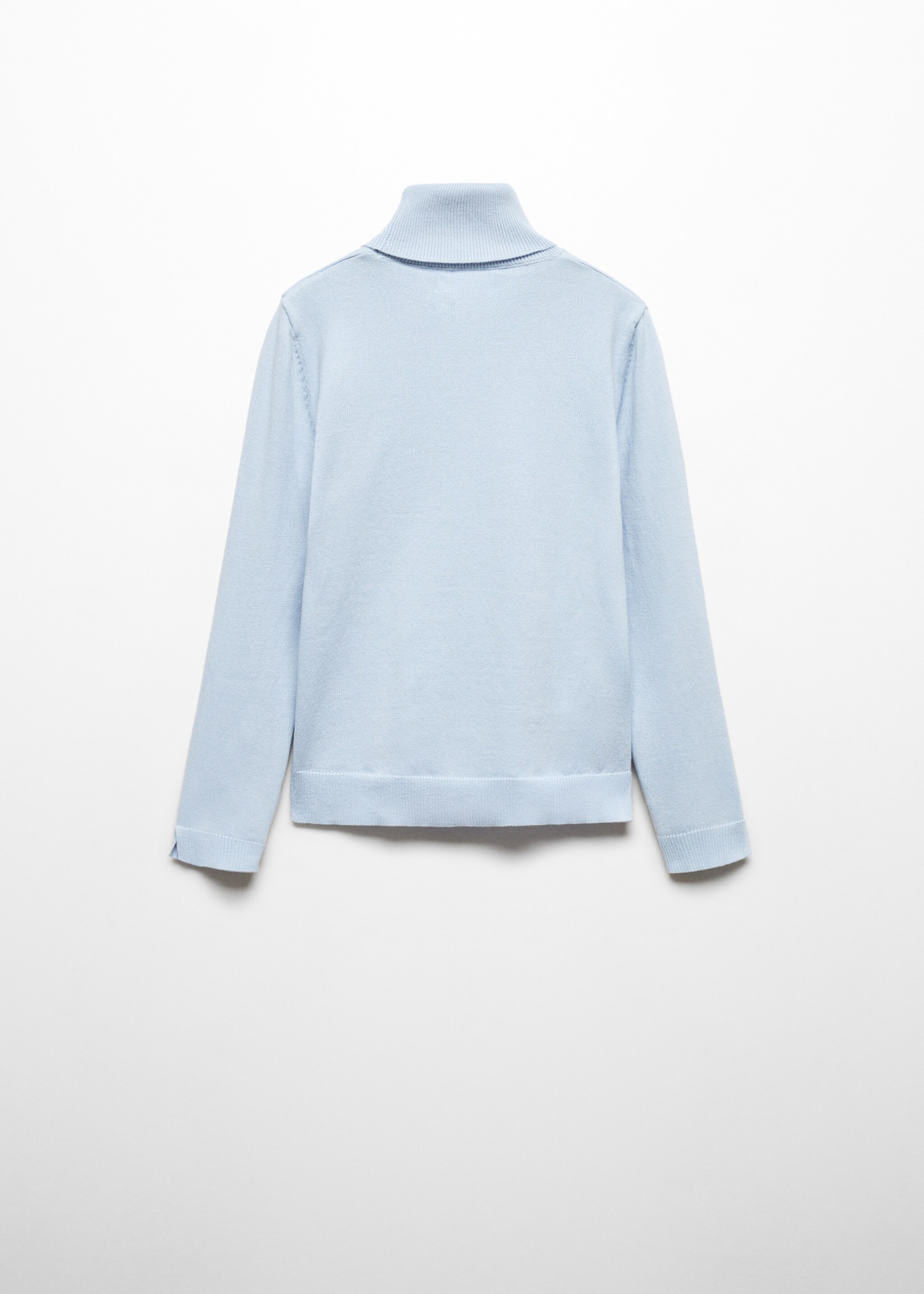 Cable-knit turtleneck sweater - Reverse of the article