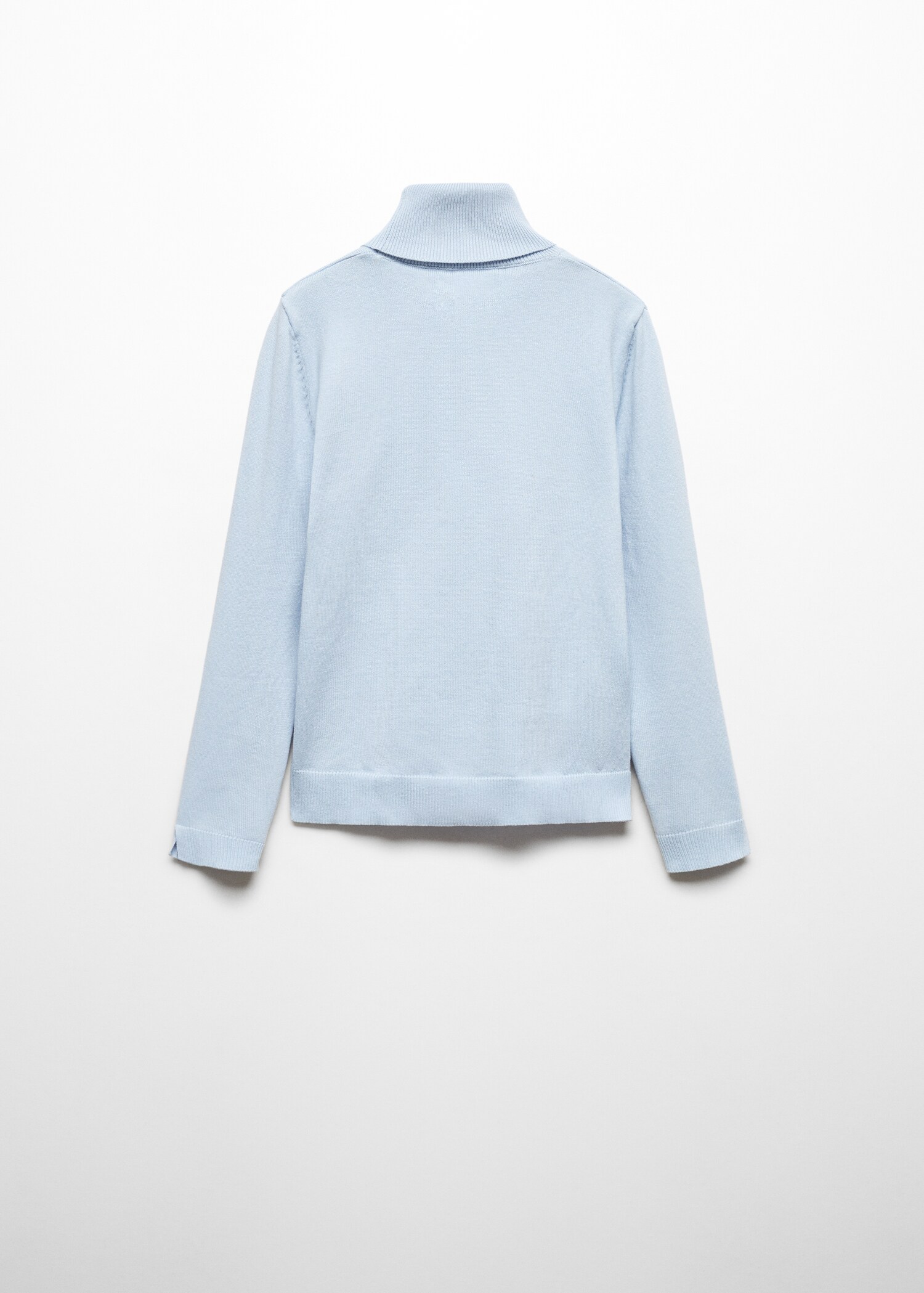 Cable-knit turtleneck sweater - Reverse of the article