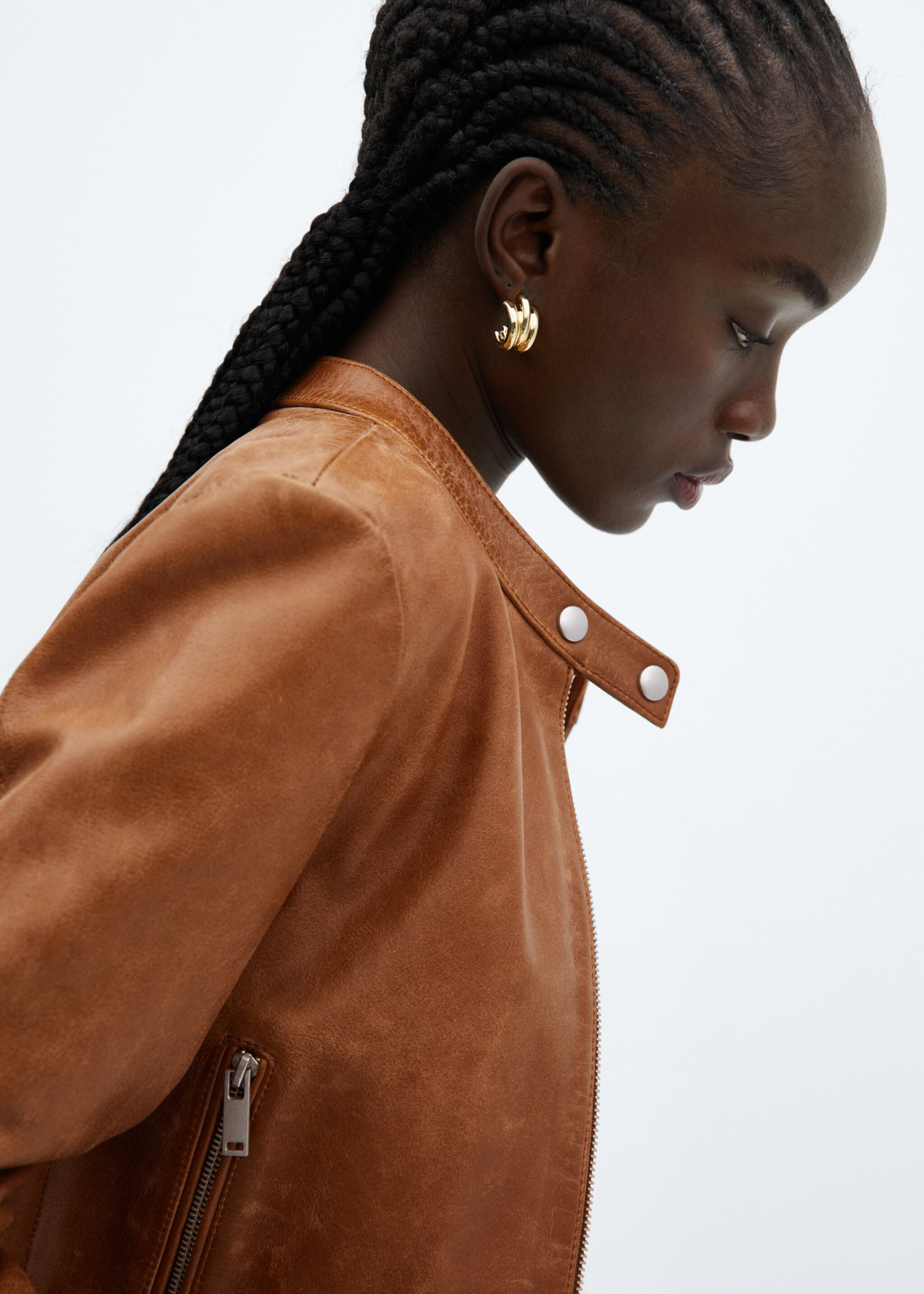100% leather jacket - Details of the article 6