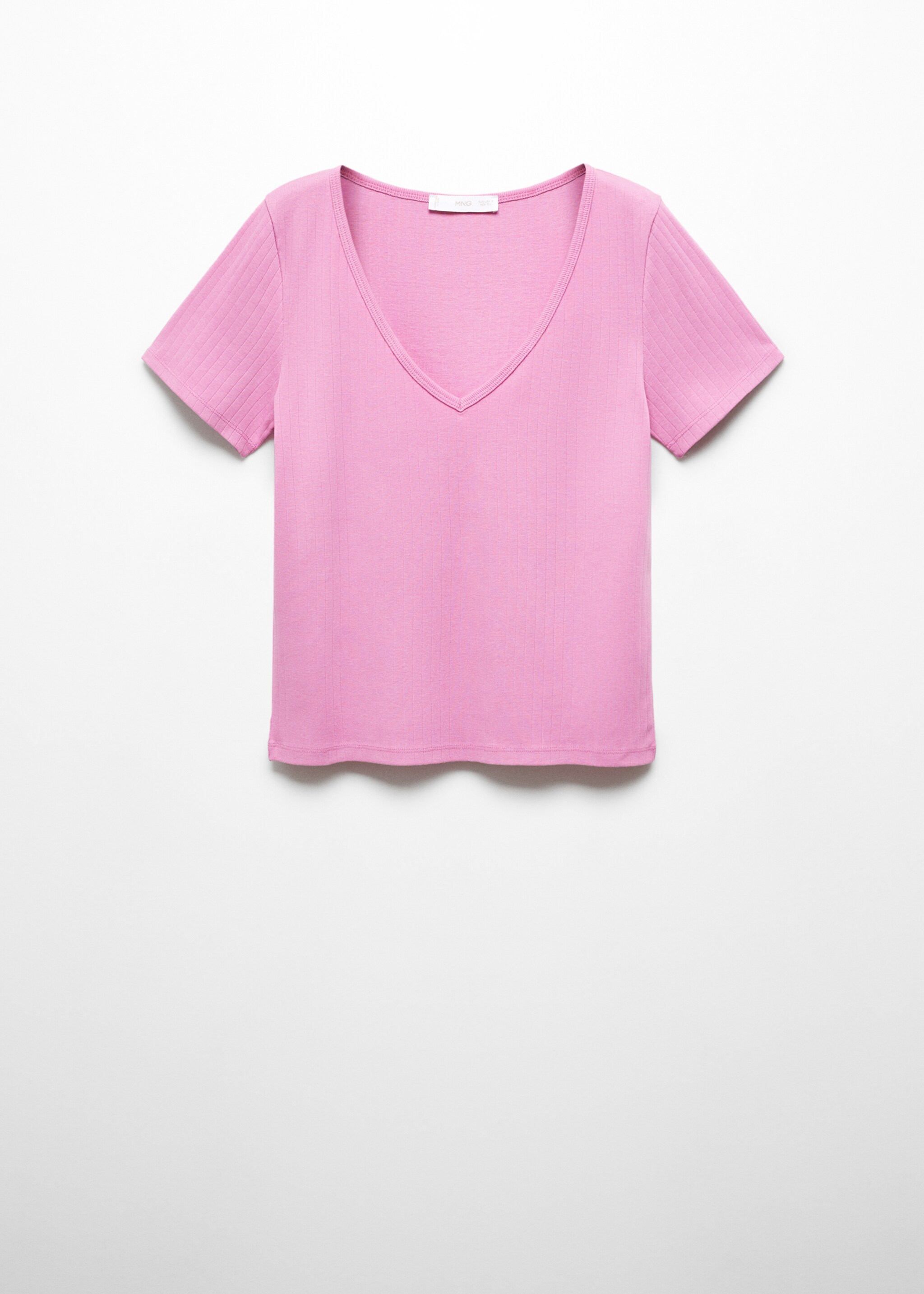 Streifen-T-Shirt mit V-Ausschnitt - Artikel ohne Model