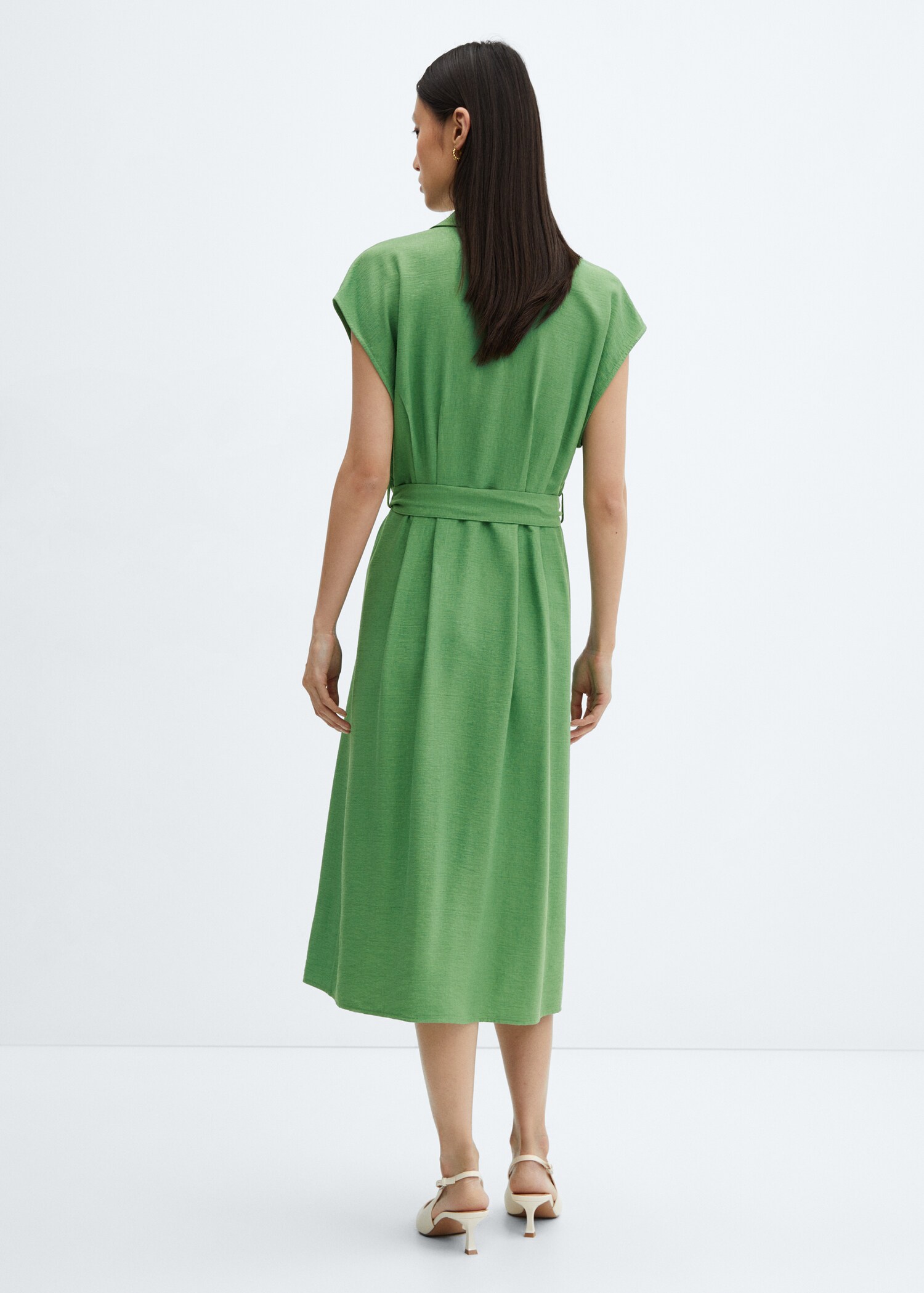 Button shirt dress - Reverse of the article