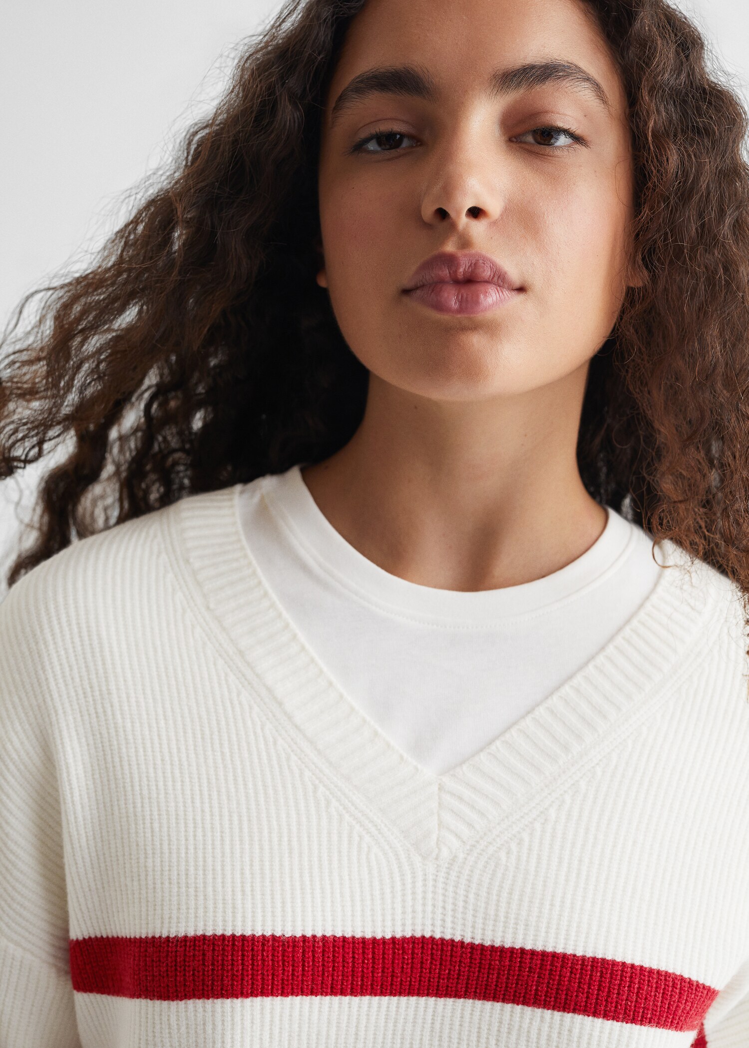 Pull-over en maille à rayures - Détail de l'article 1