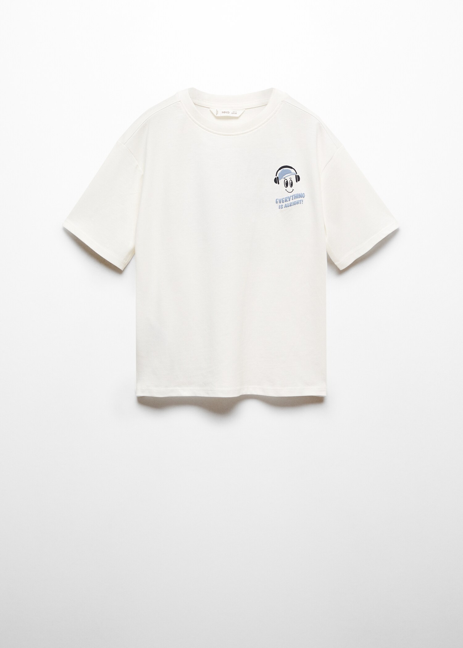 Message cotton T-shirt - Article without model