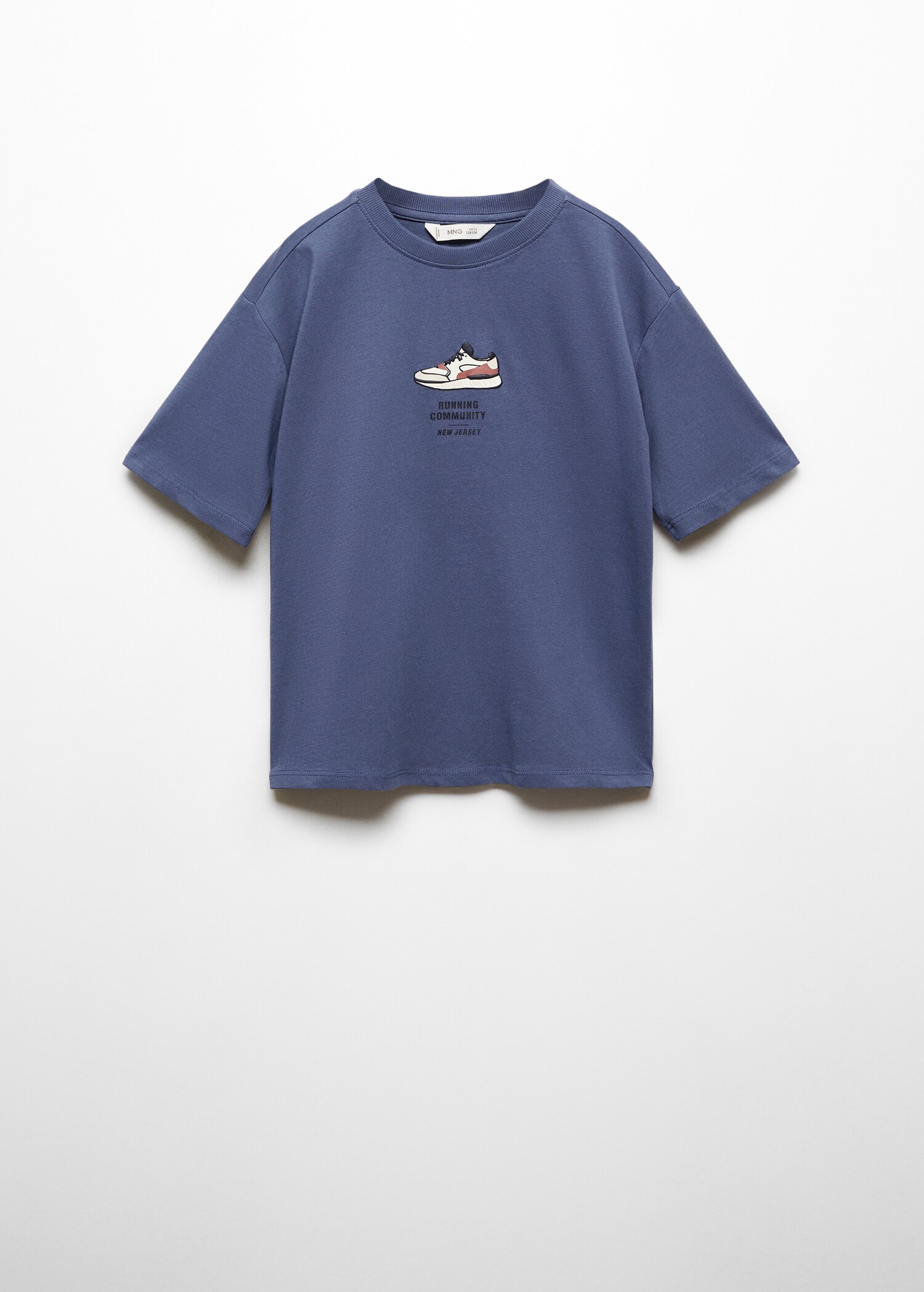 Message cotton T-shirt - Article without model