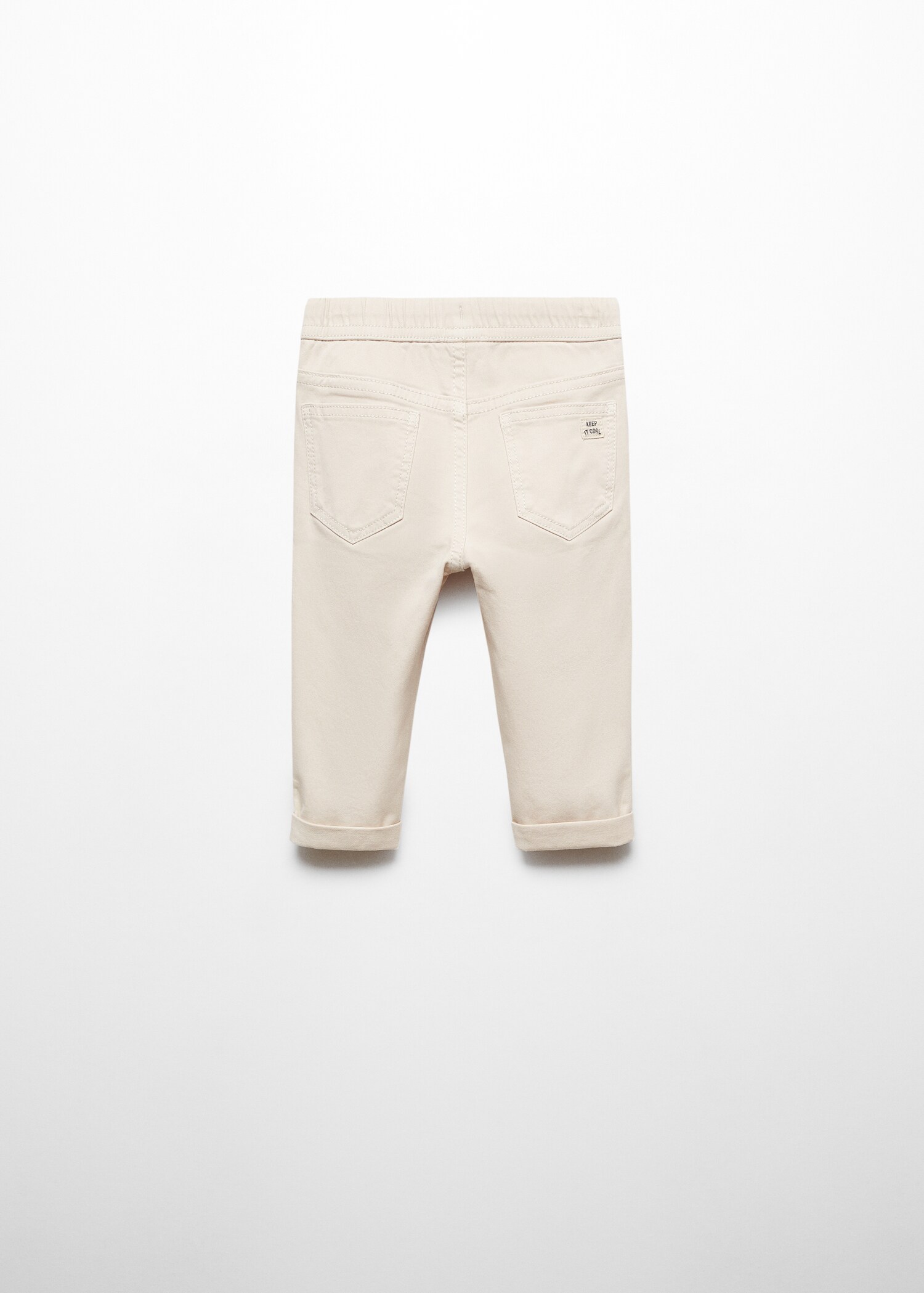 Pantalon chino élastique - Verso de l’article