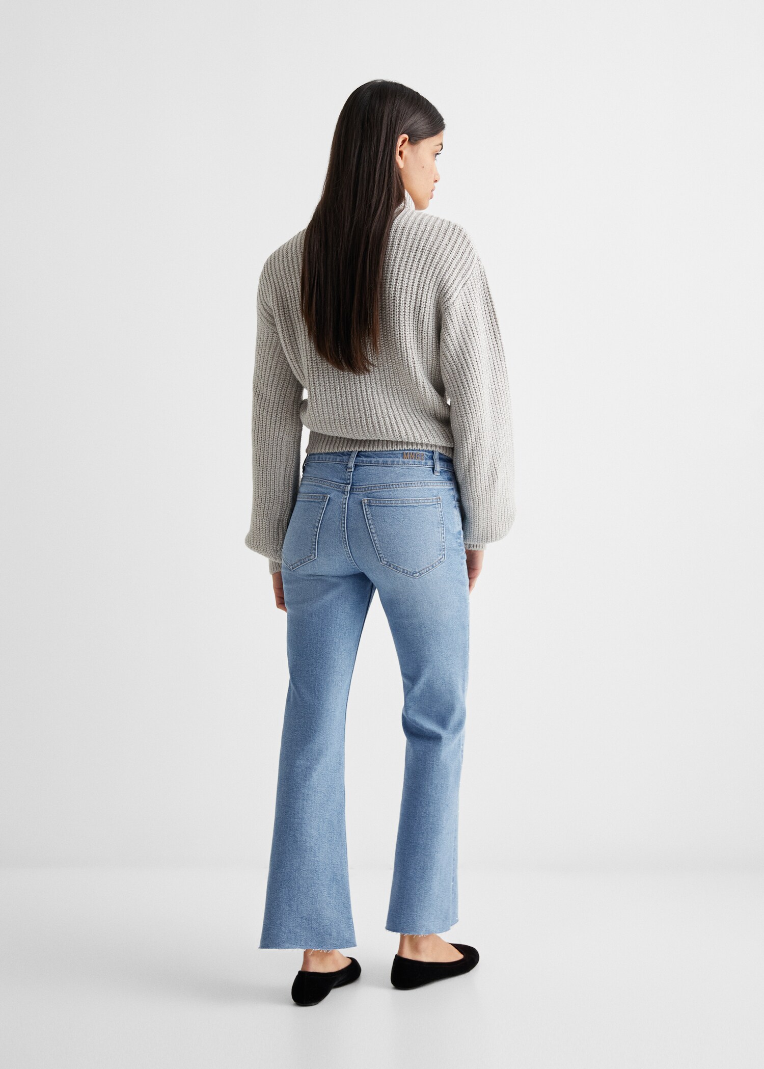 Utsvängda jeans strass - Artikelns baksida