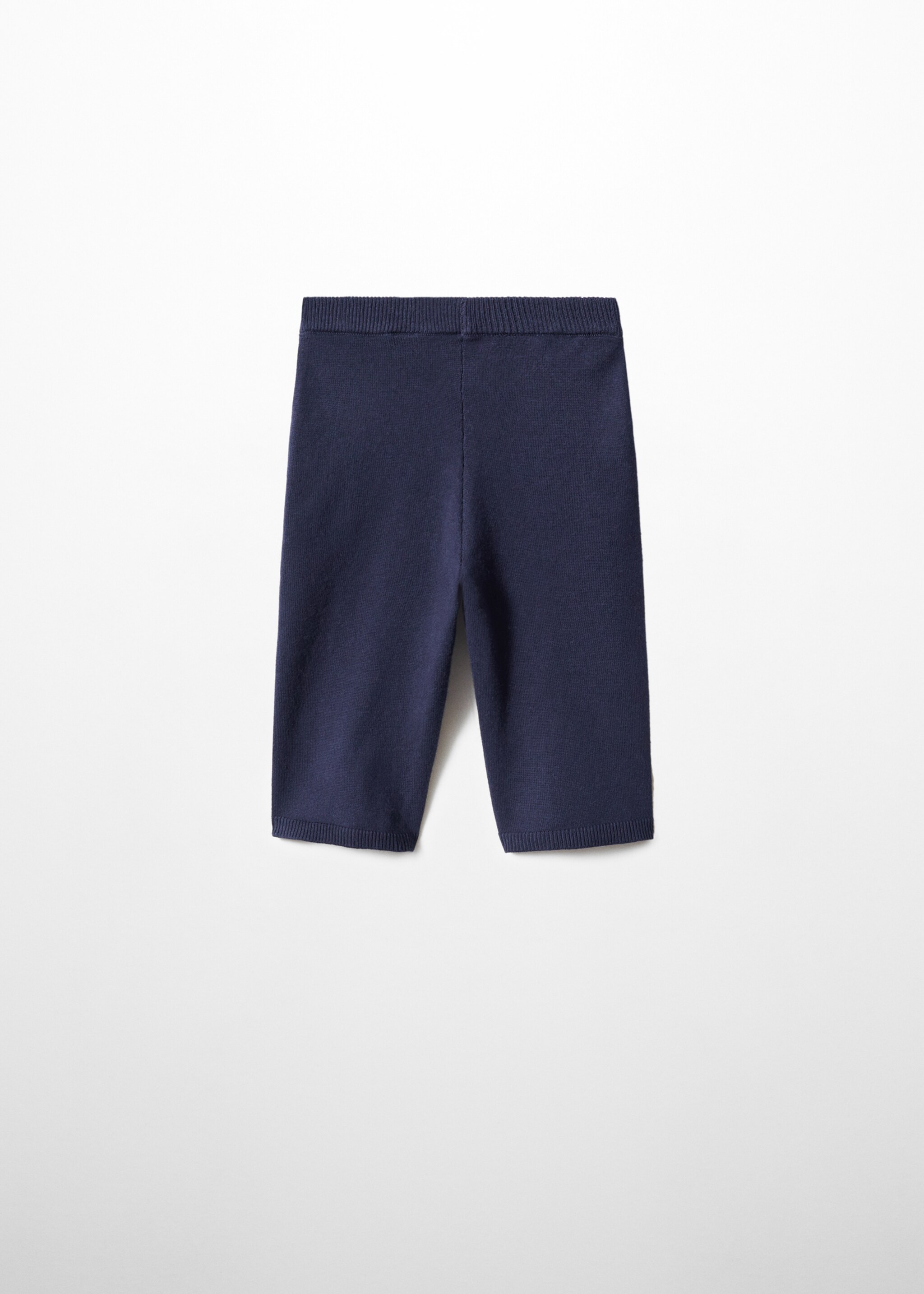 Knitted culotte trousers - Reverse of the article