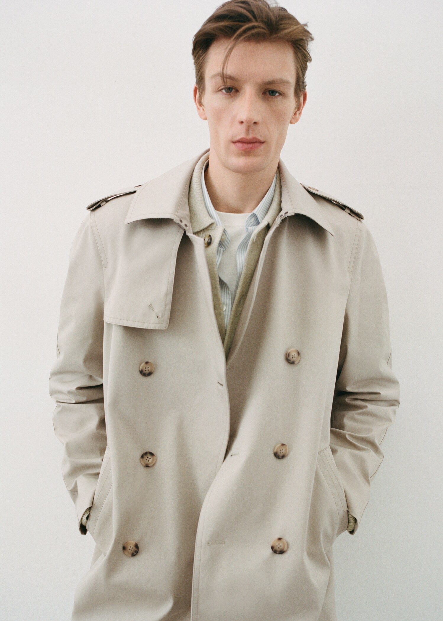 Classic water-repellent trench coat - Details of the article 5